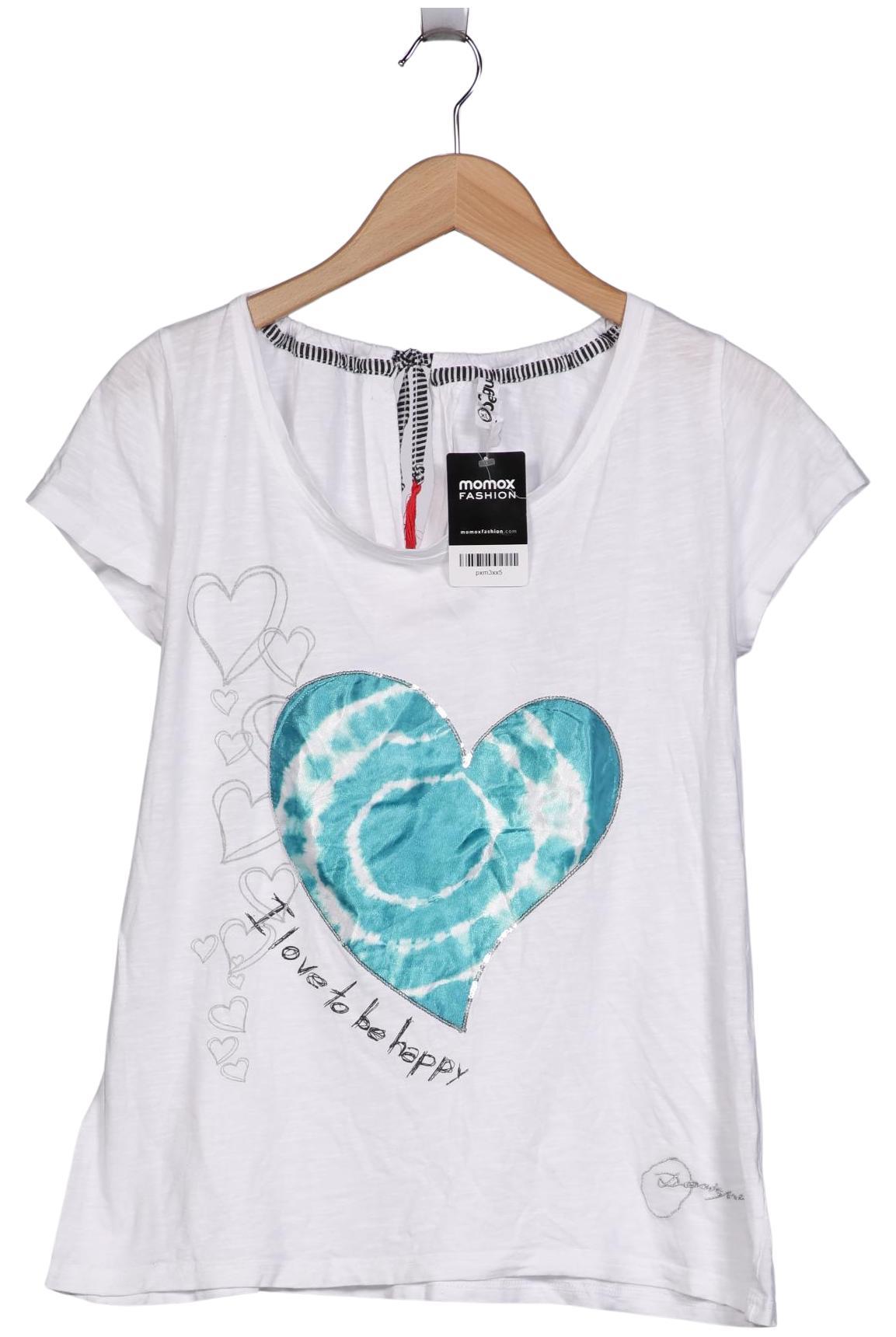 

Desigual Damen T-Shirt, weiß, Gr. 44