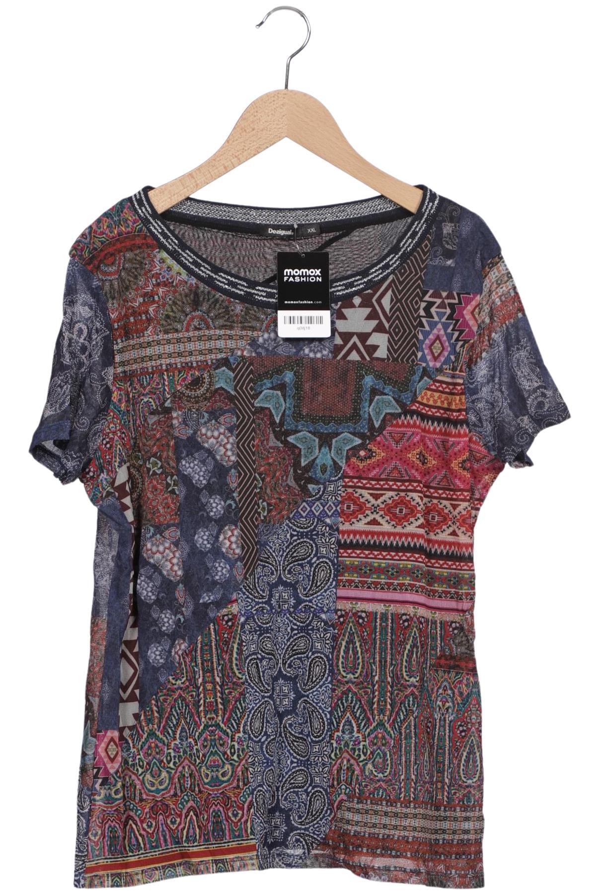 

Desigual Damen T-Shirt, marineblau, Gr. 46