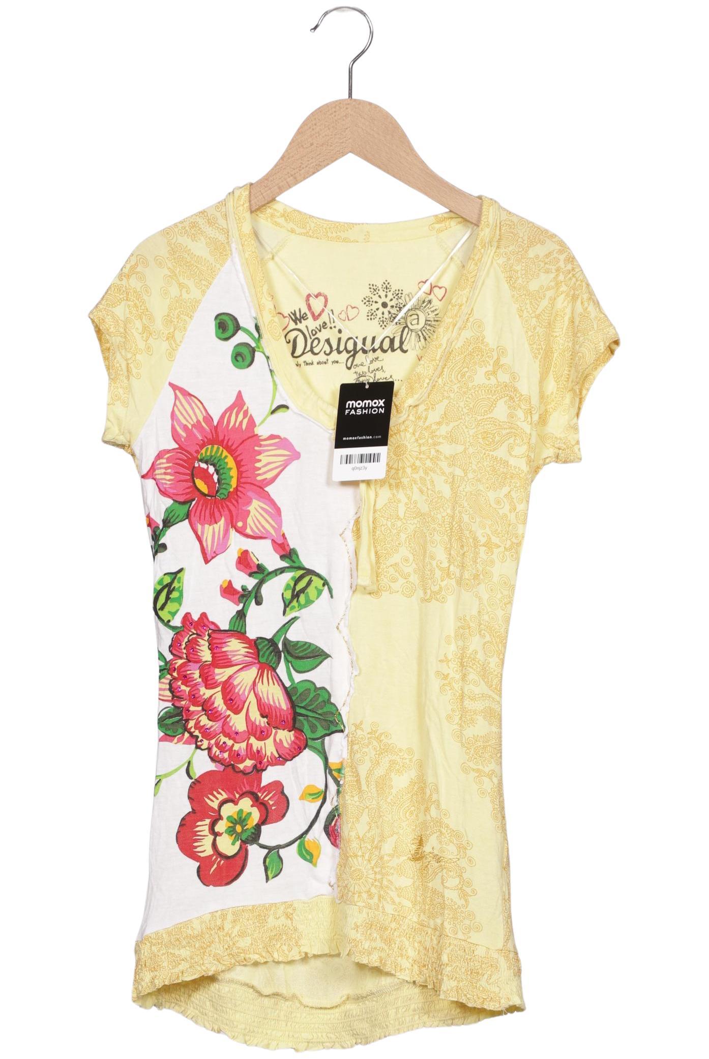 

Desigual Damen T-Shirt, gelb, Gr. 36