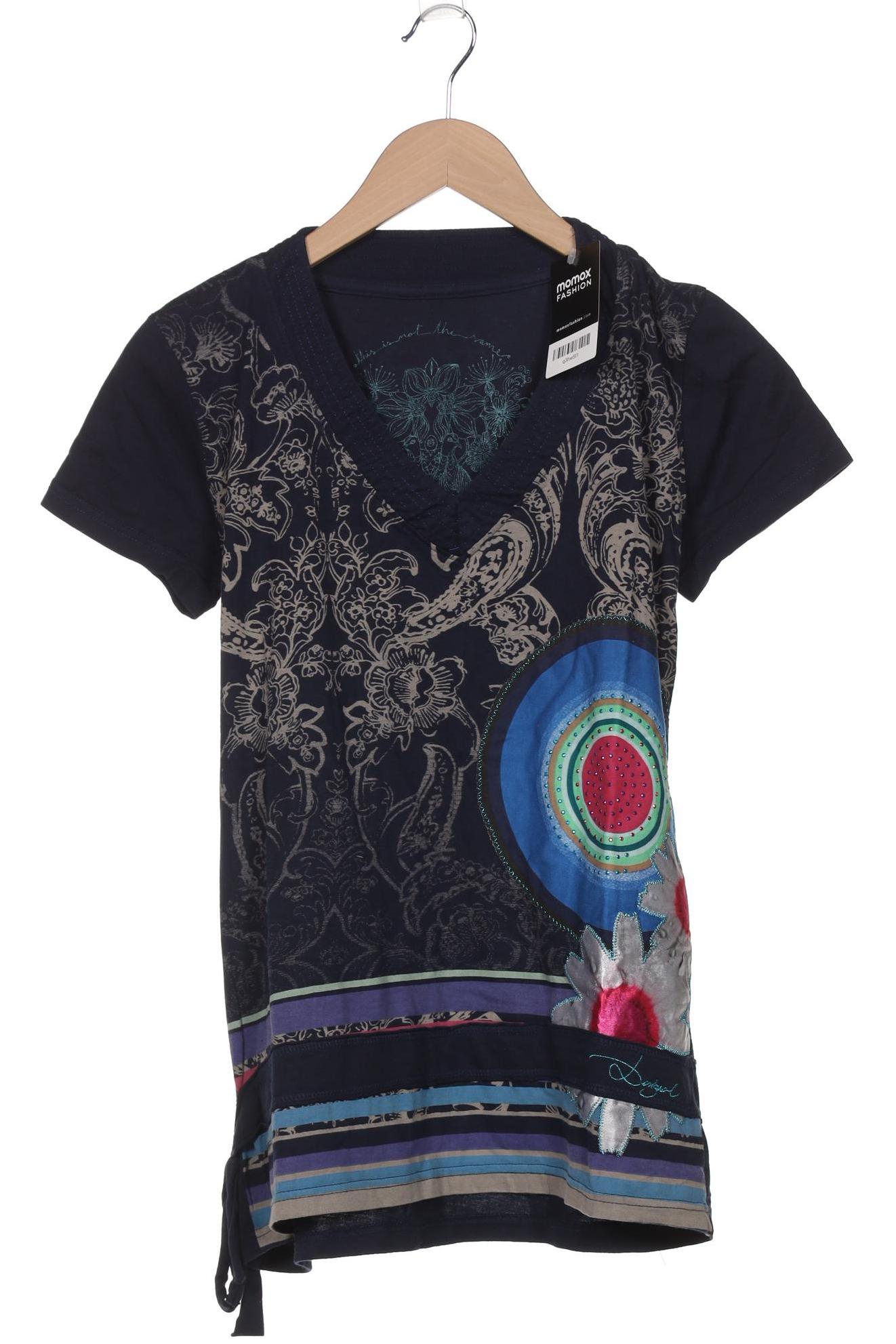 

Desigual Damen T-Shirt, marineblau, Gr. 42