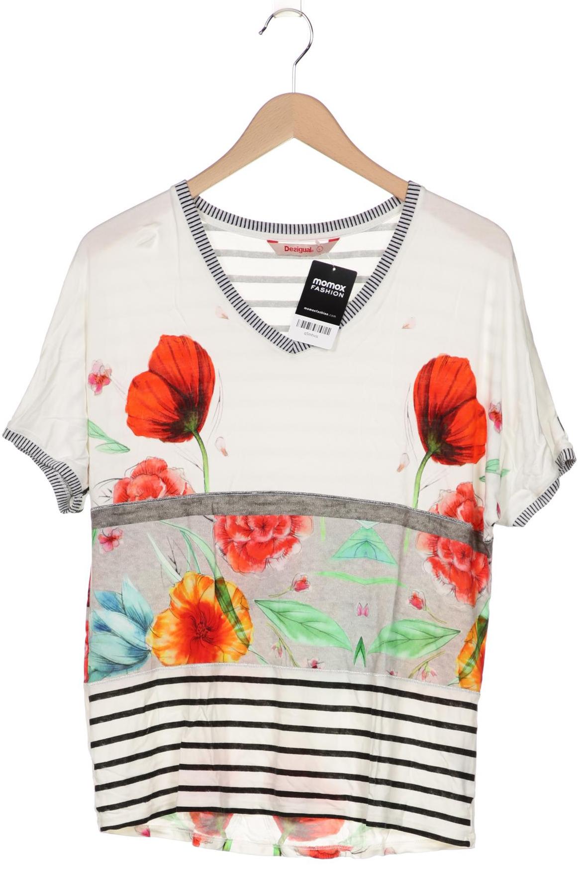 

Desigual Damen T-Shirt, weiß, Gr. 42