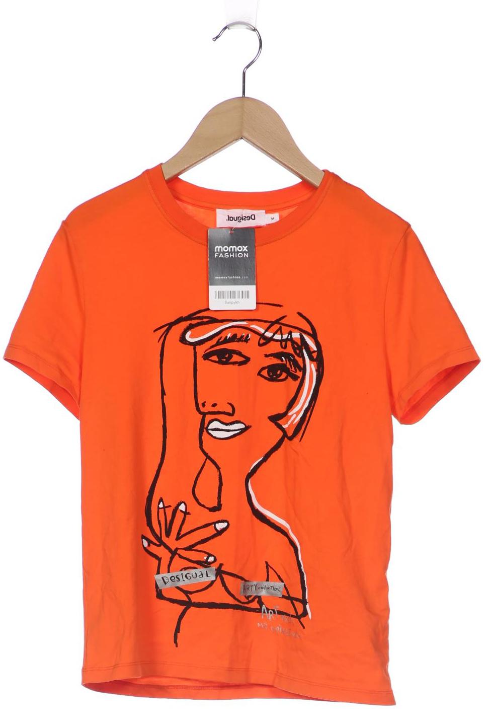 

Desigual Damen T-Shirt, orange, Gr. 38
