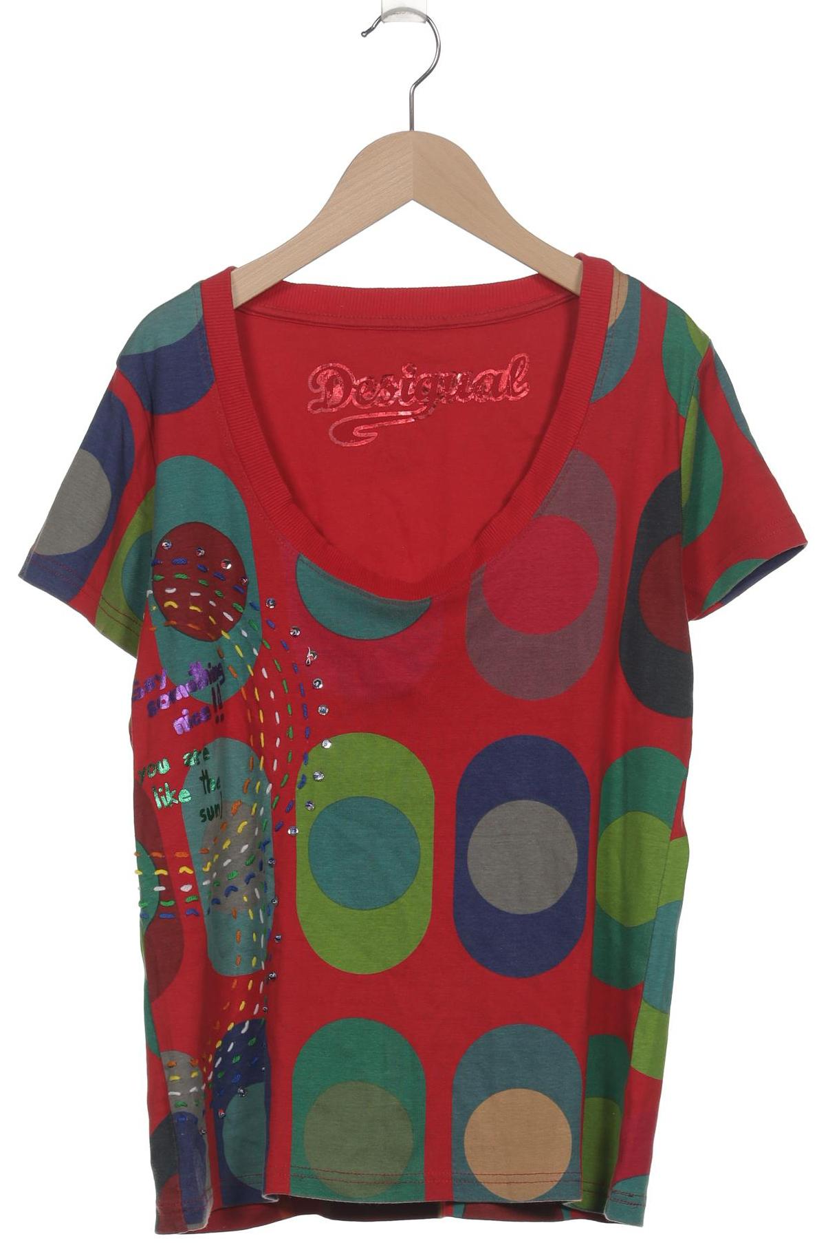 

Desigual Damen T-Shirt, mehrfarbig, Gr. 44
