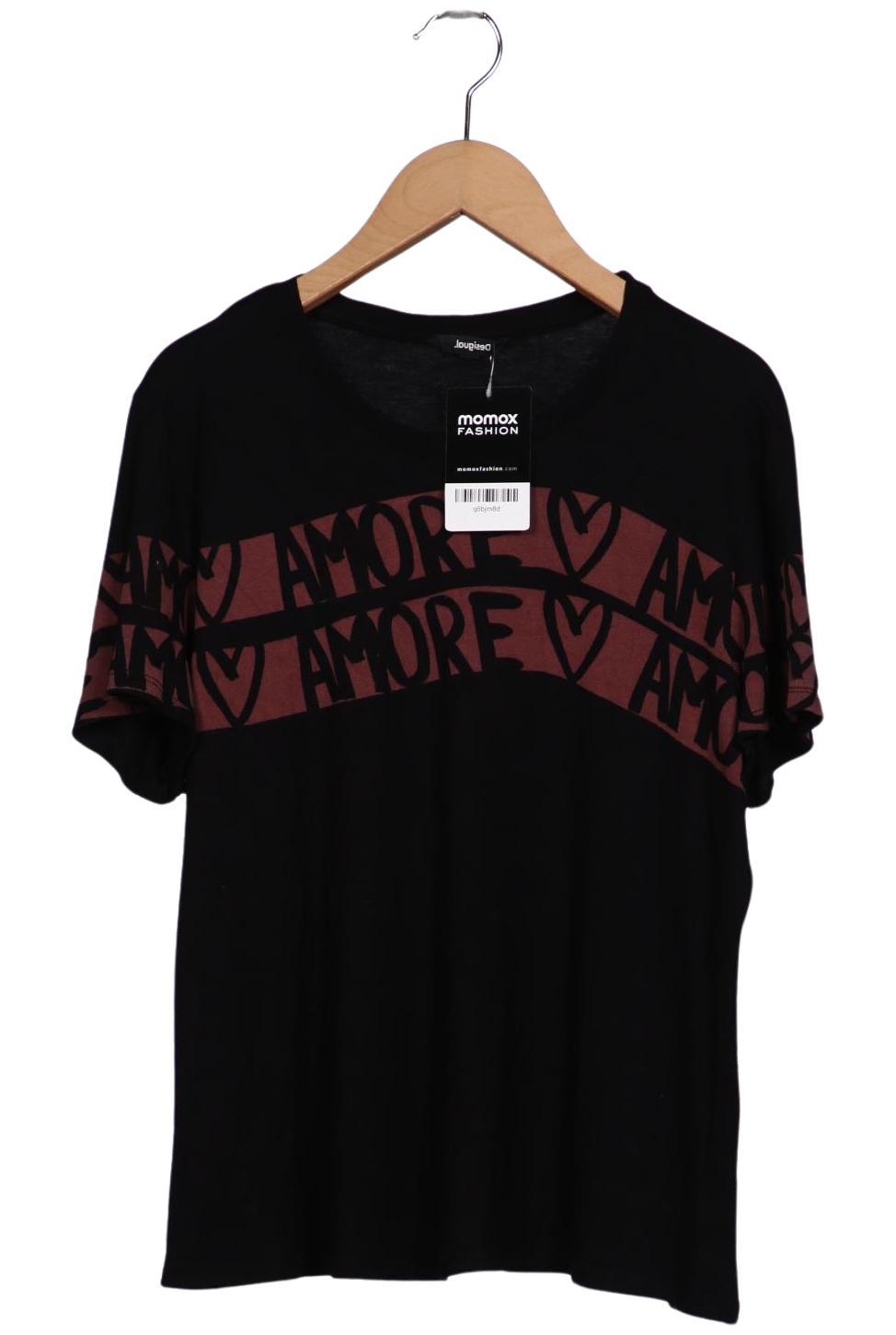 

Desigual Damen T-Shirt, schwarz, Gr. 46