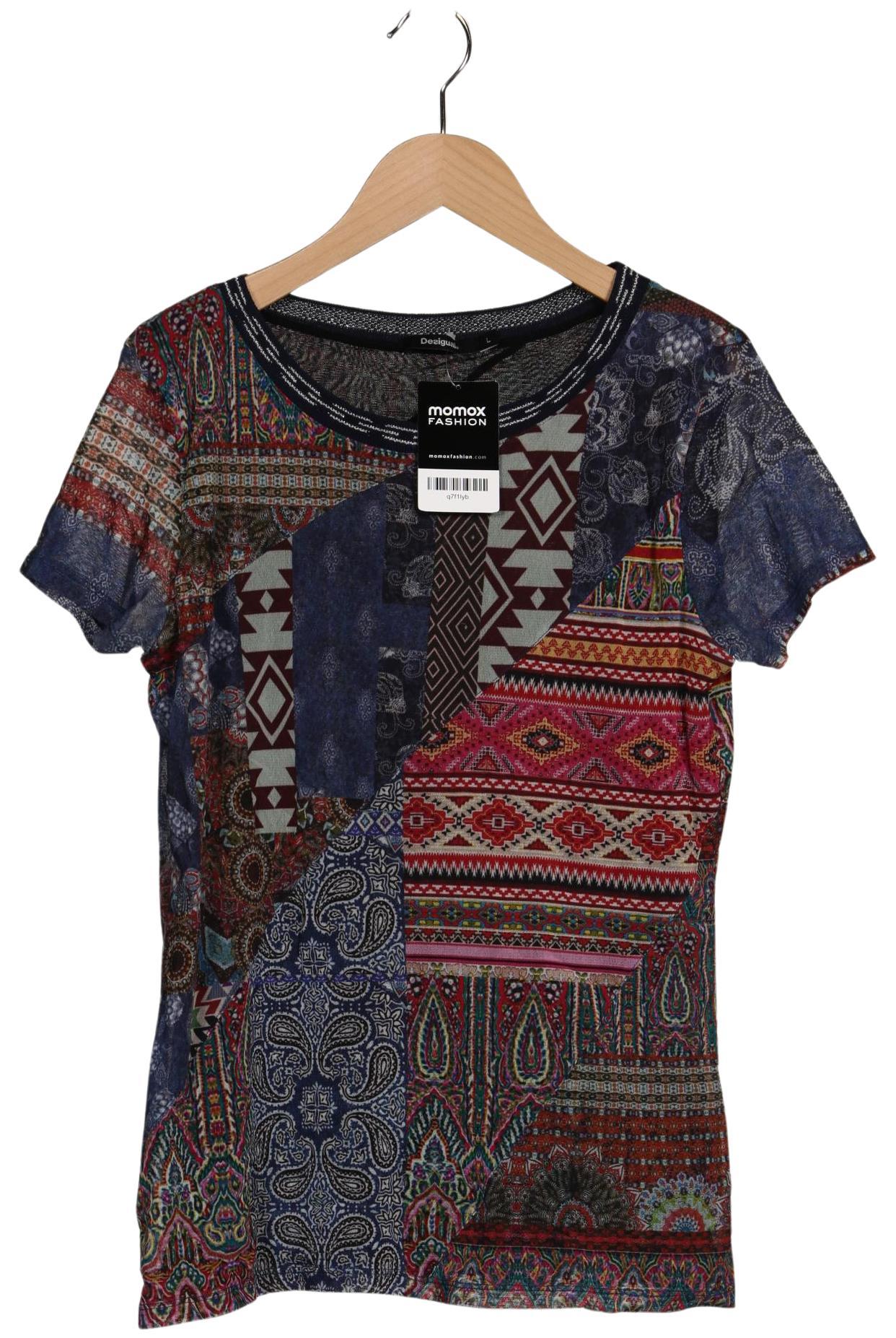 

Desigual Damen T-Shirt, mehrfarbig, Gr. 42