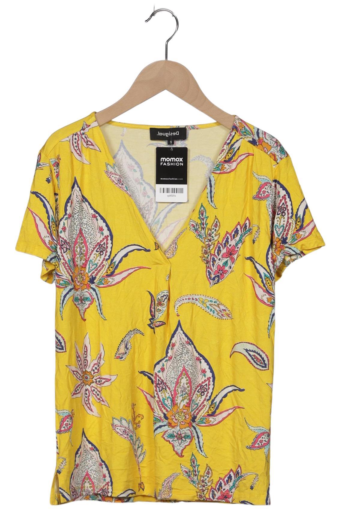 

Desigual Damen T-Shirt, gelb, Gr. 36