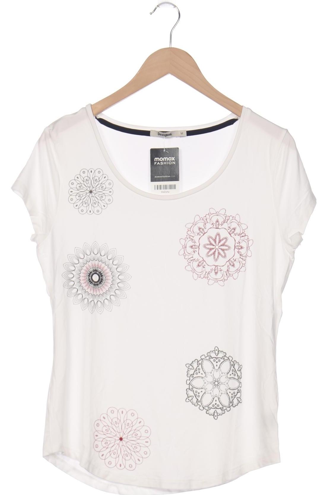 

Desigual Damen T-Shirt, cremeweiß, Gr. 38