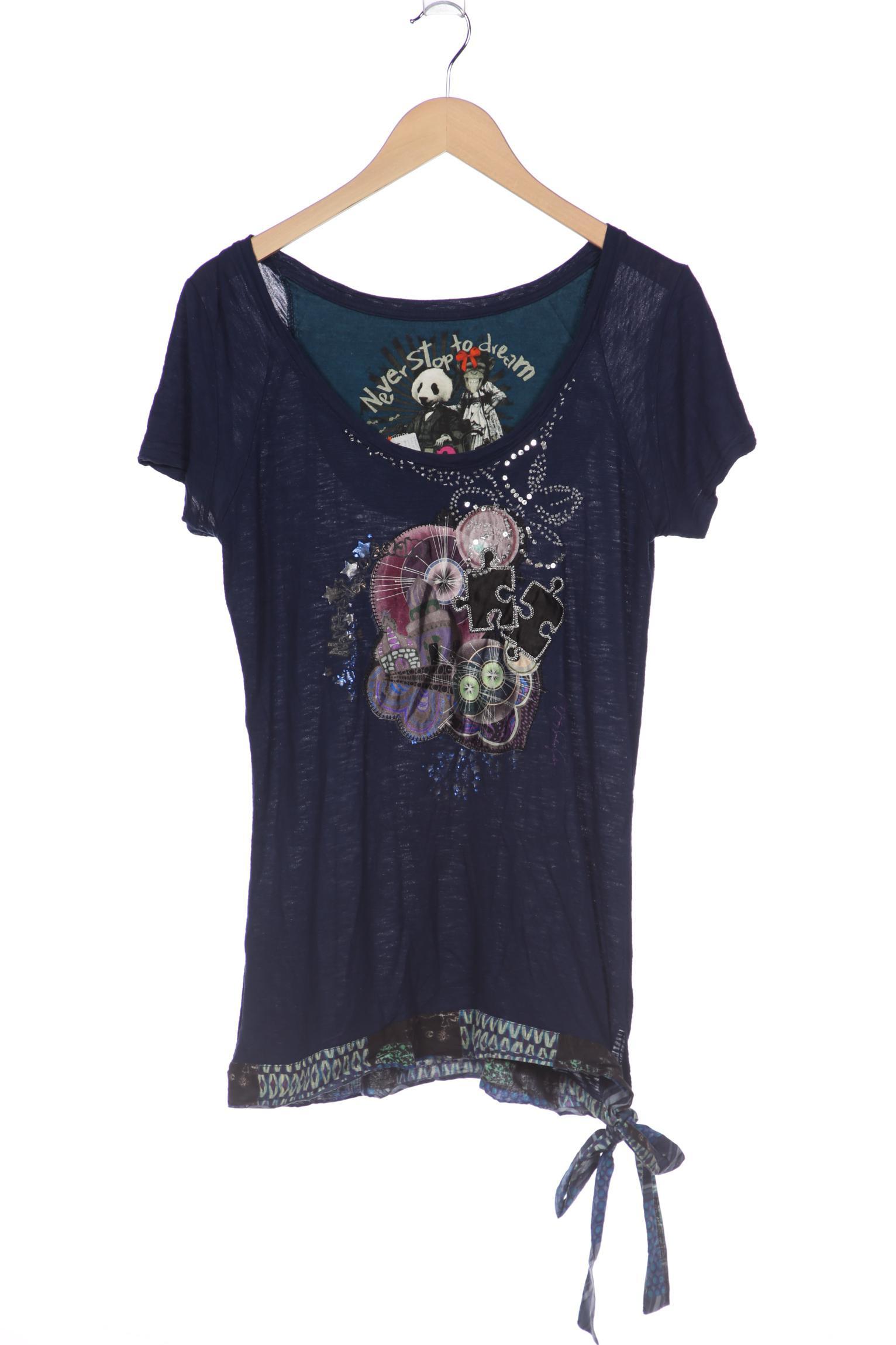 

Desigual Damen T-Shirt, marineblau, Gr. 44