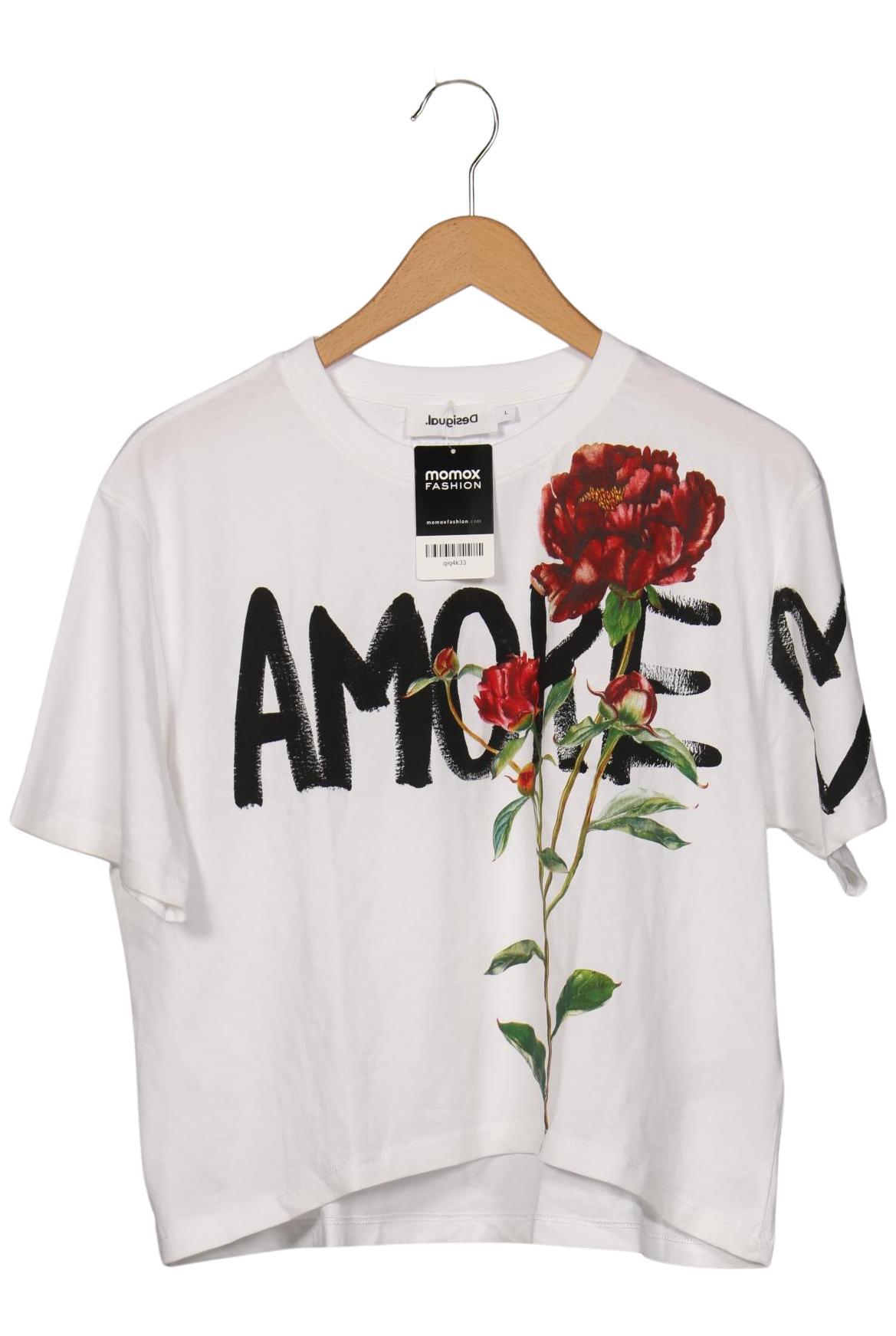 

Desigual Damen T-Shirt, weiß, Gr. 42