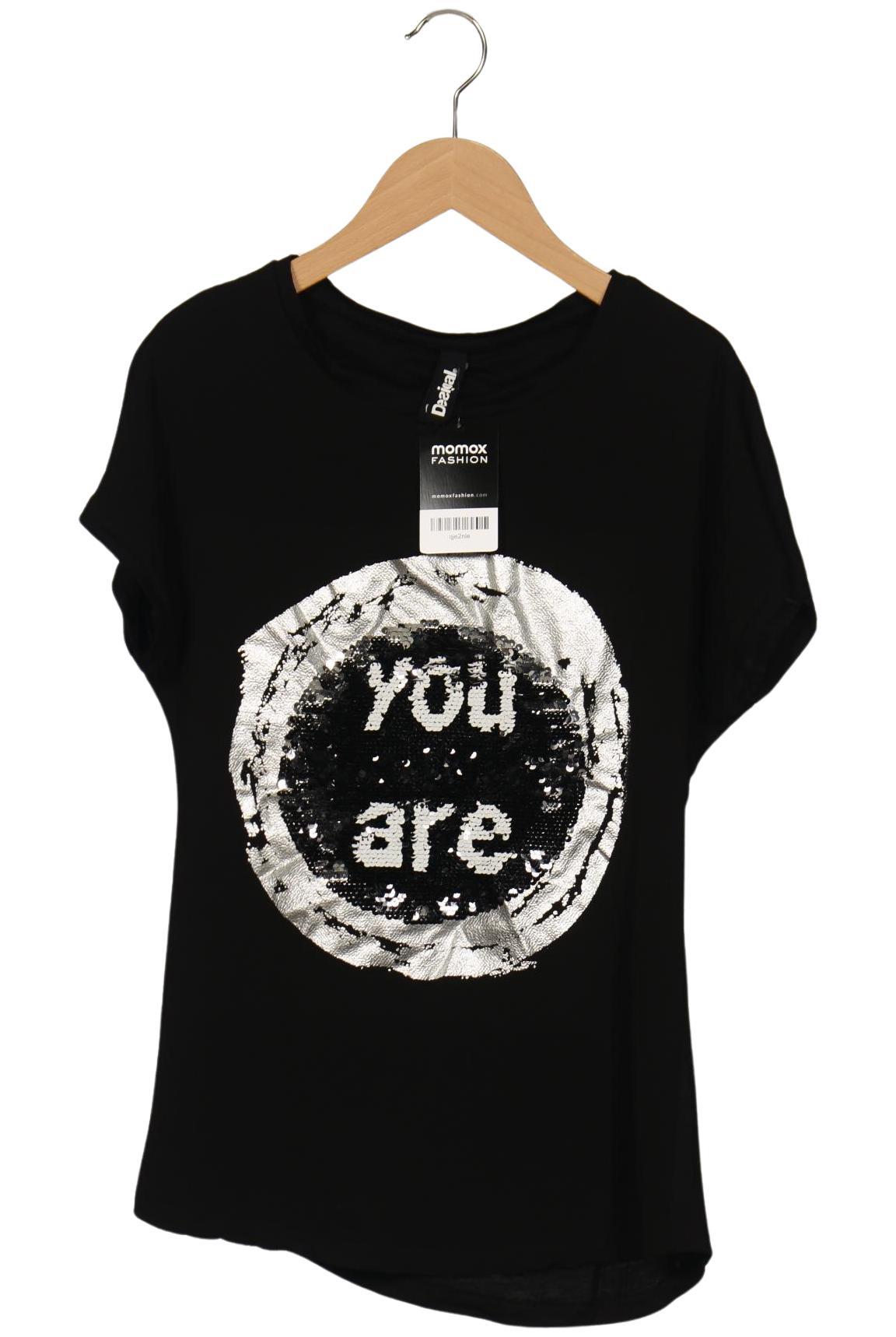 

Desigual Damen T-Shirt, schwarz, Gr. 36