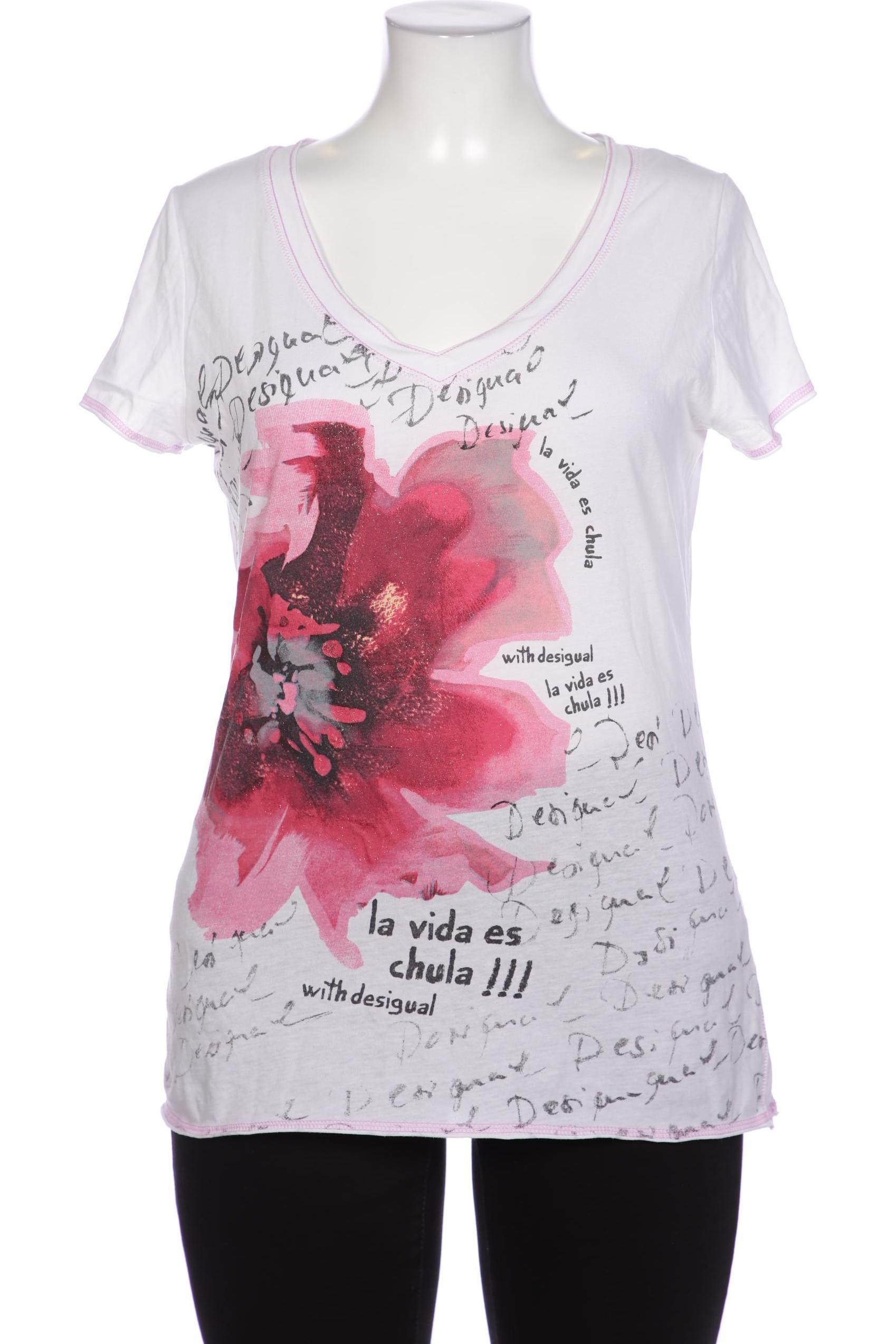 

Desigual Damen T-Shirt, weiß, Gr. 44