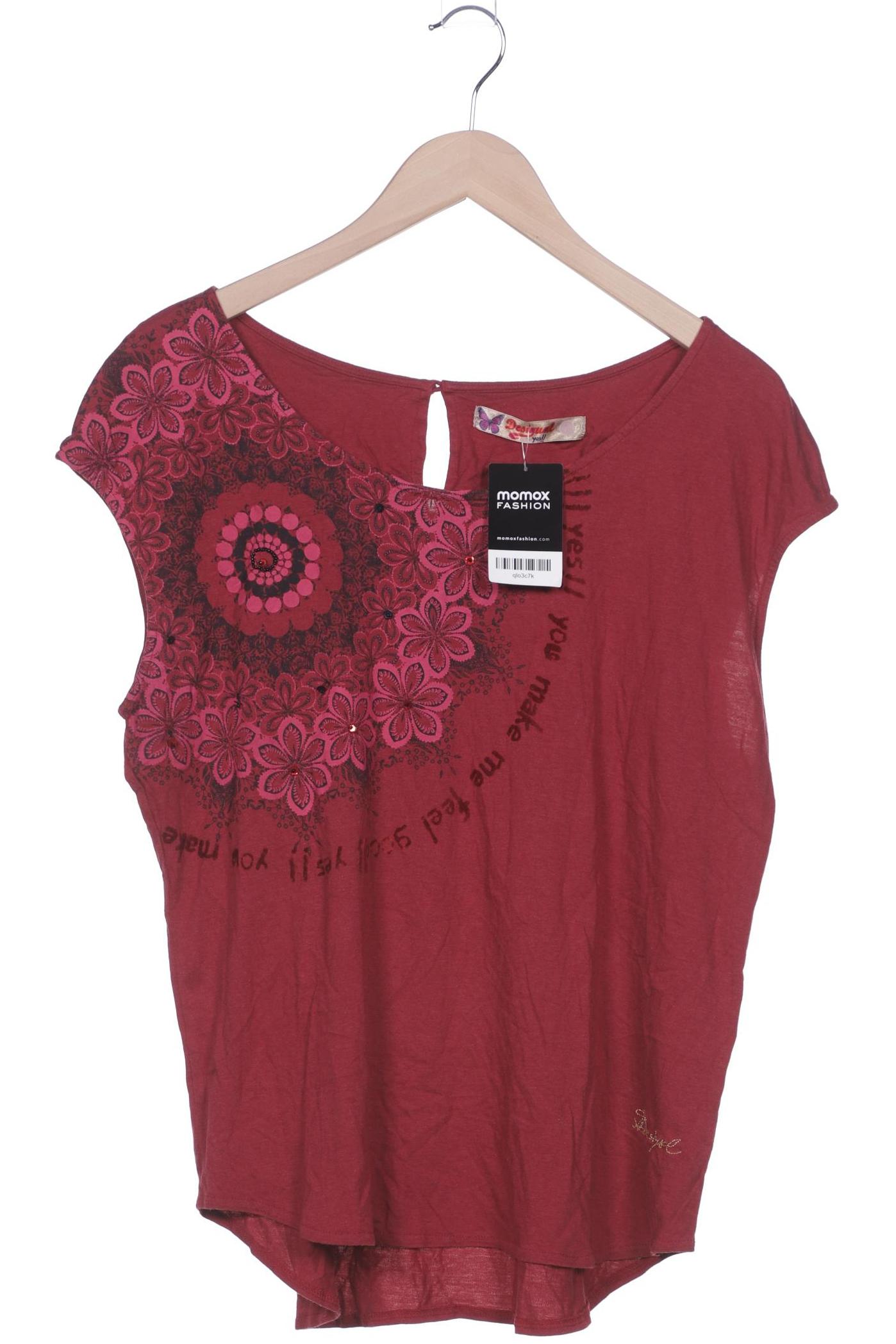 

Desigual Damen T-Shirt, bordeaux