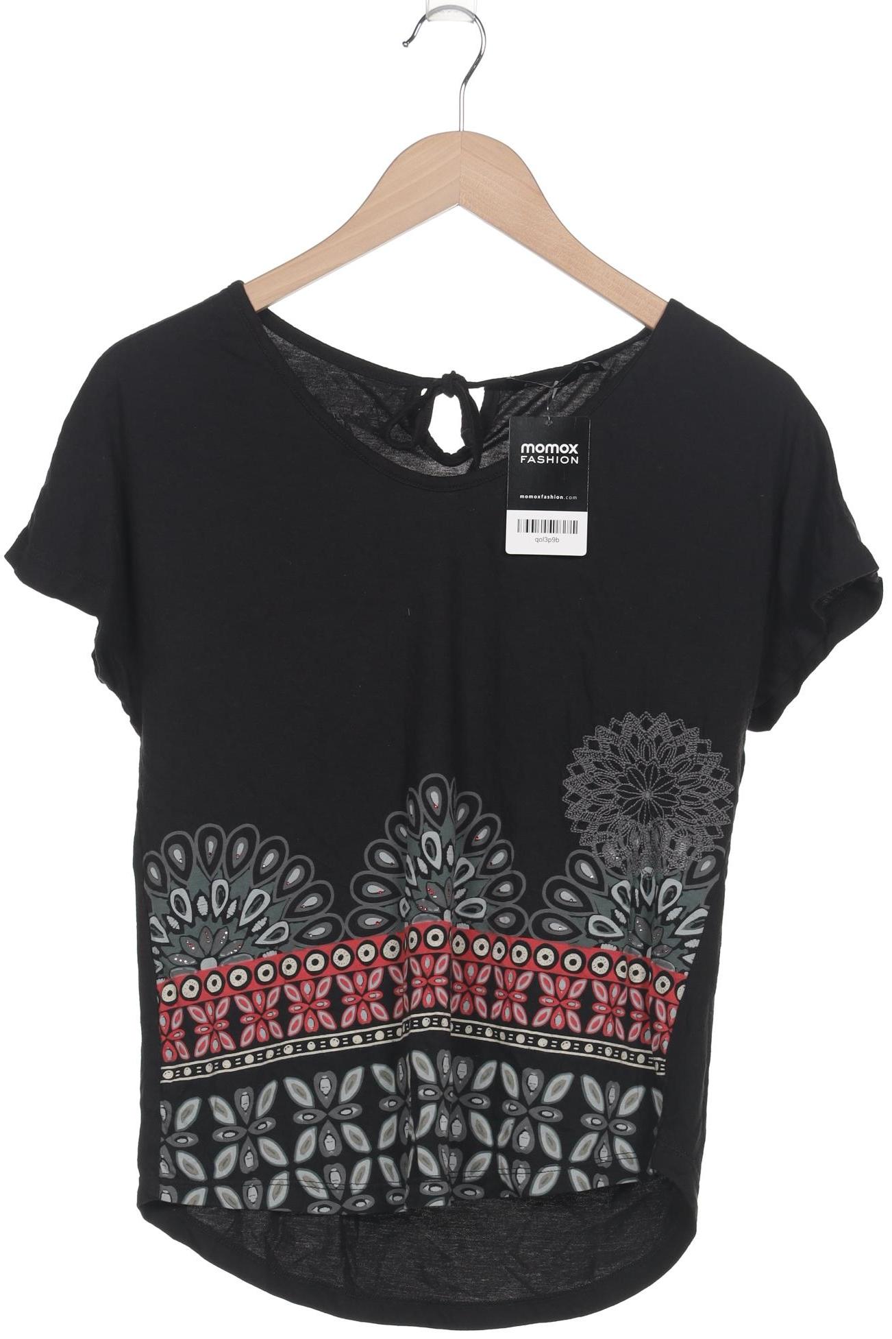 

Desigual Damen T-Shirt, schwarz, Gr. 36