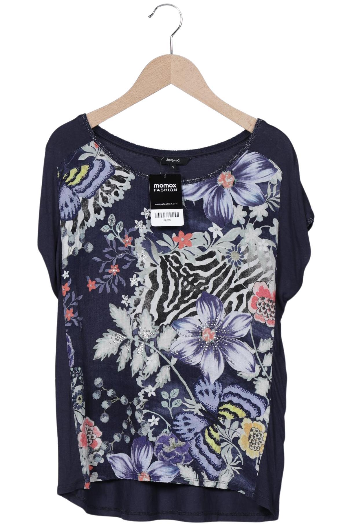 

Desigual Damen T-Shirt, marineblau, Gr. 36