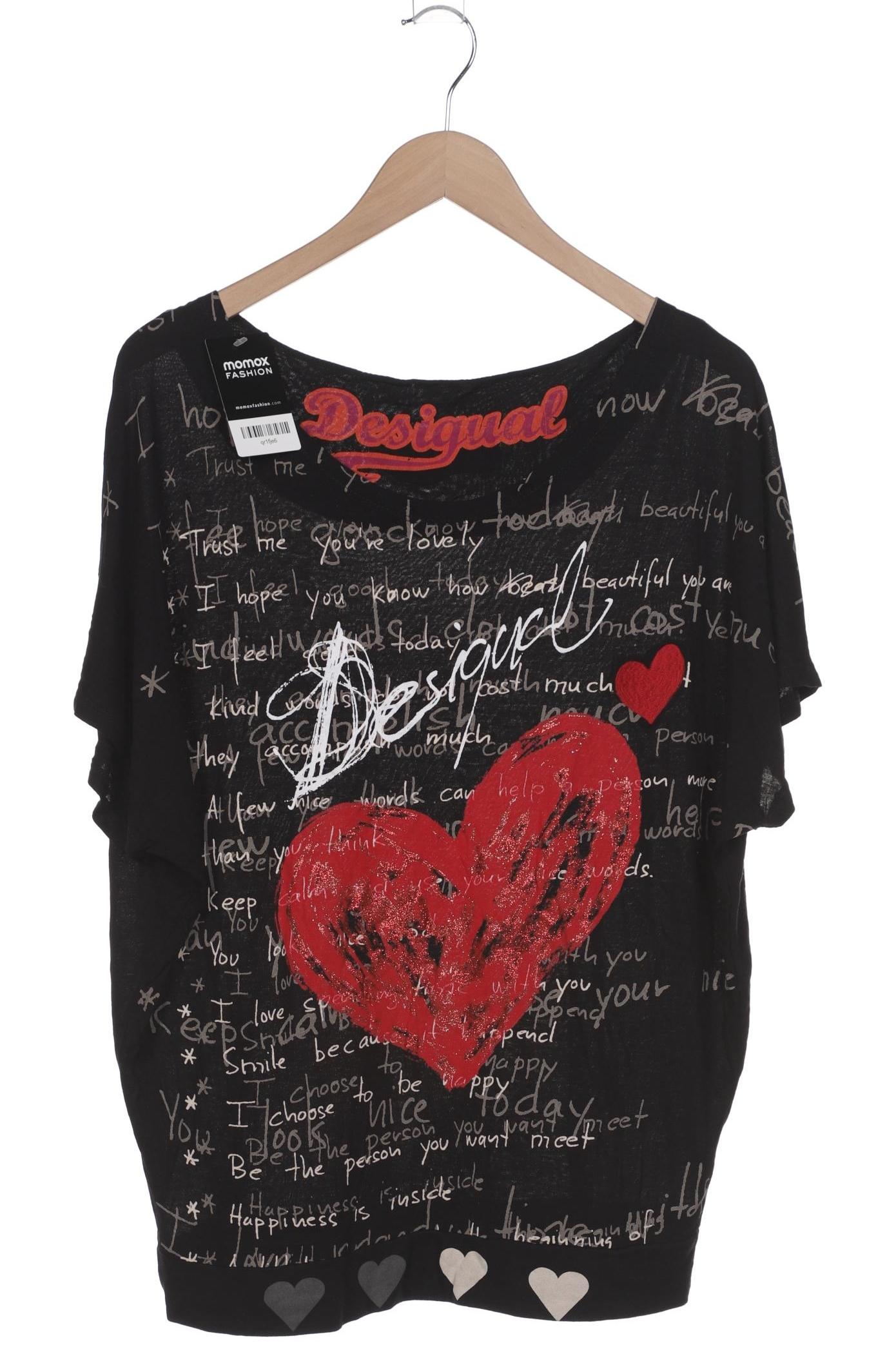

Desigual Damen T-Shirt, schwarz, Gr. 42