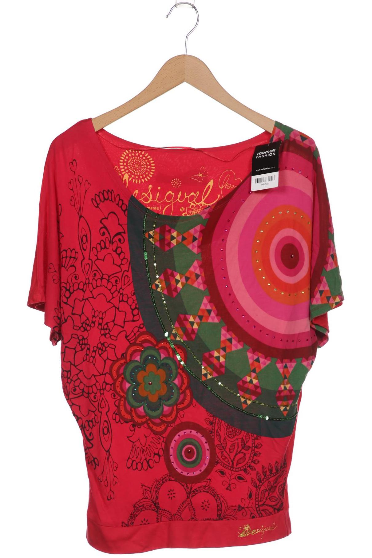 

Desigual Damen T-Shirt, rot, Gr. 38