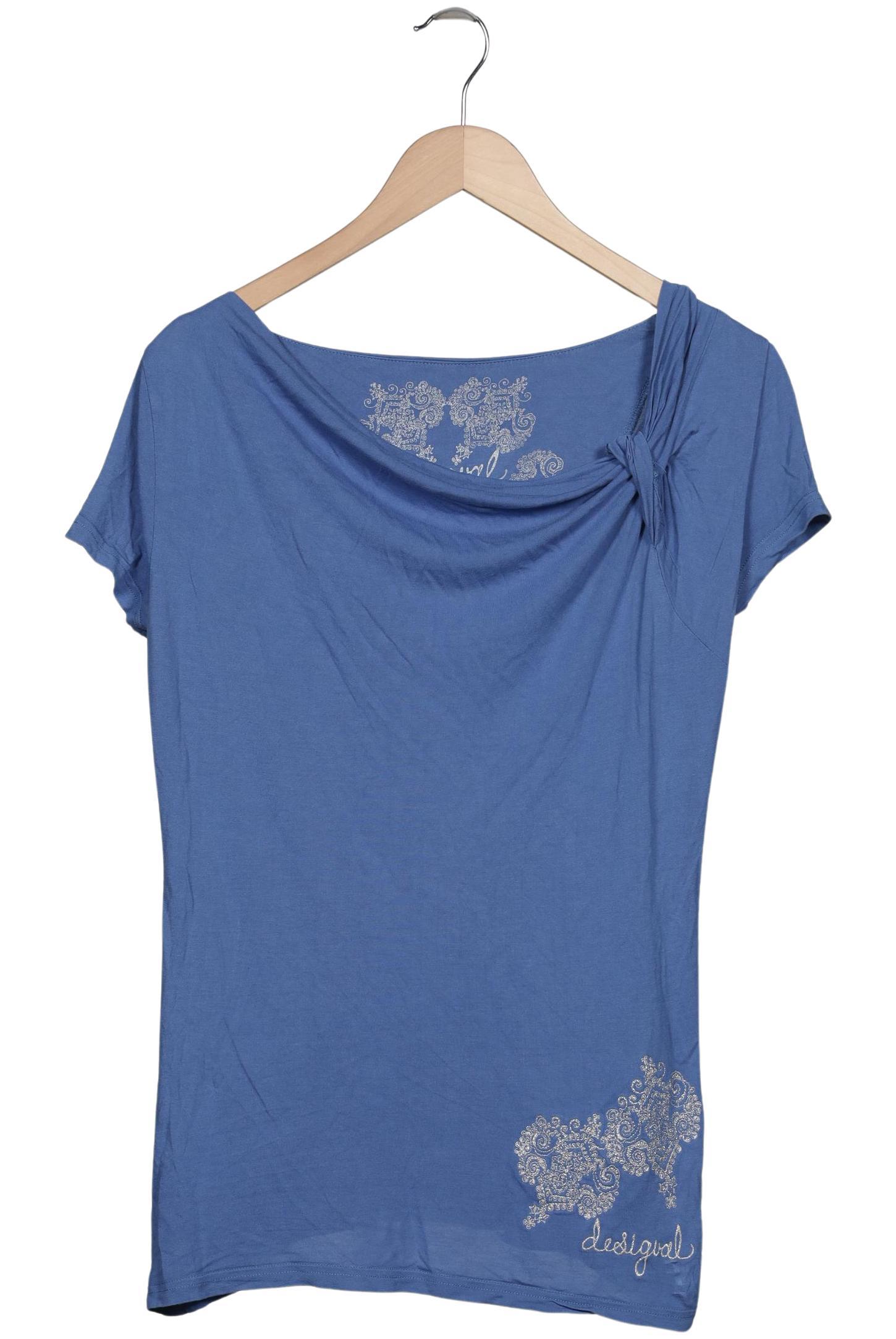 

Desigual Damen T-Shirt, blau, Gr. 38