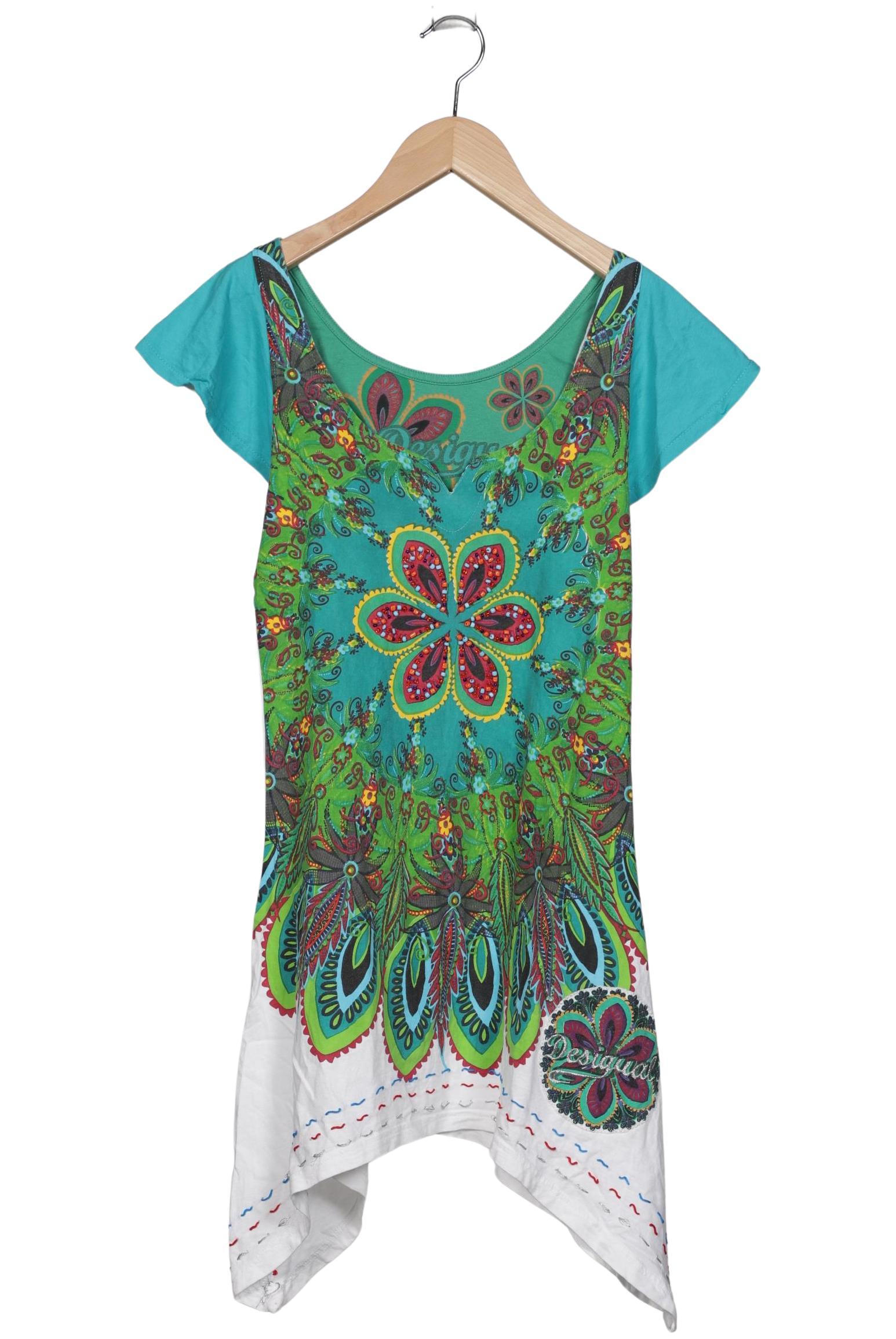 

Desigual Damen T-Shirt, grün, Gr. 34