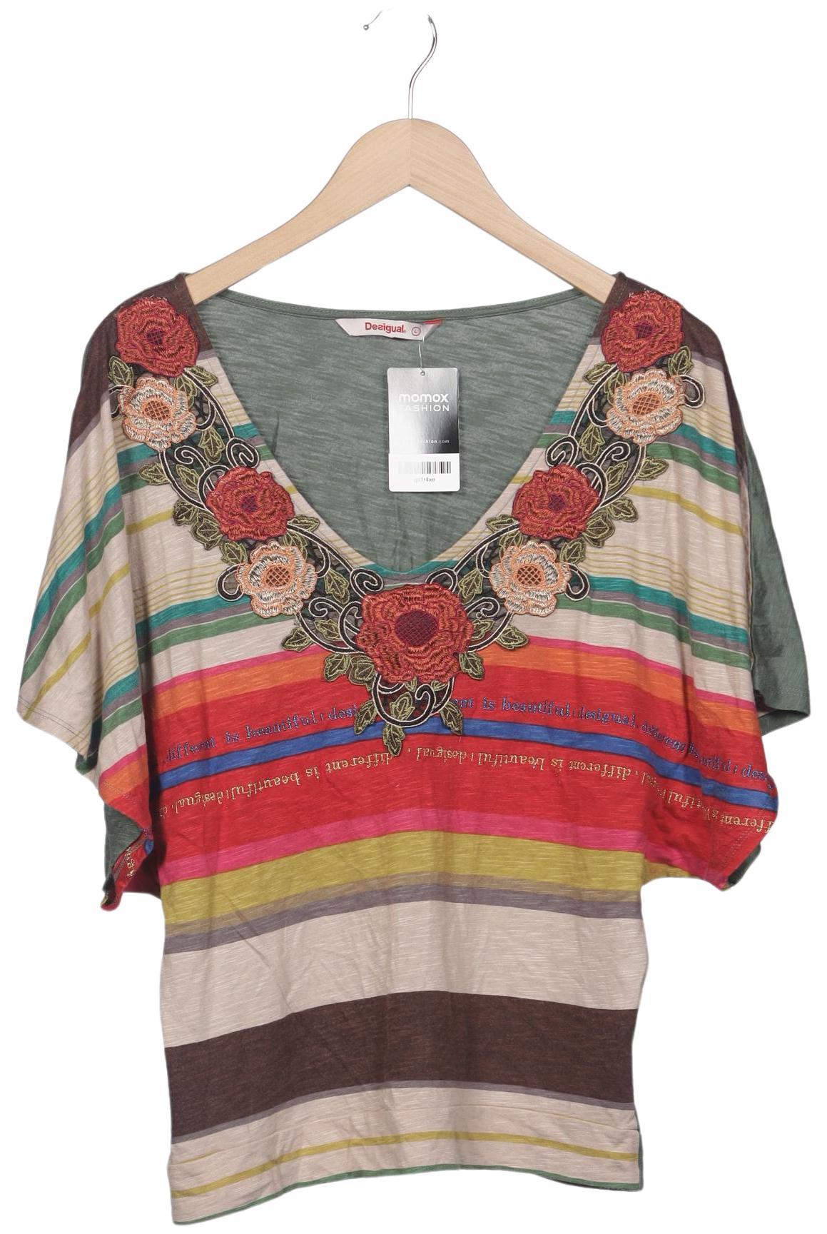 

Desigual Damen T-Shirt, grün, Gr. 42