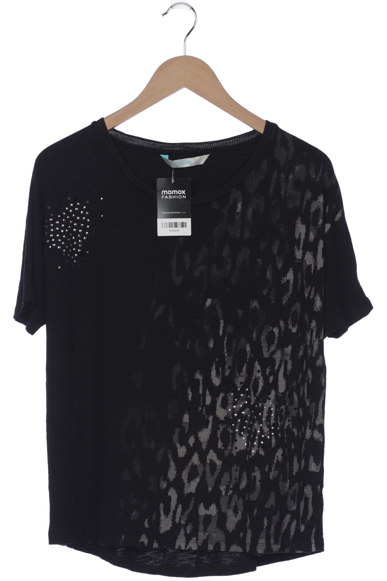 

Desigual Damen T-Shirt, schwarz, Gr. 38