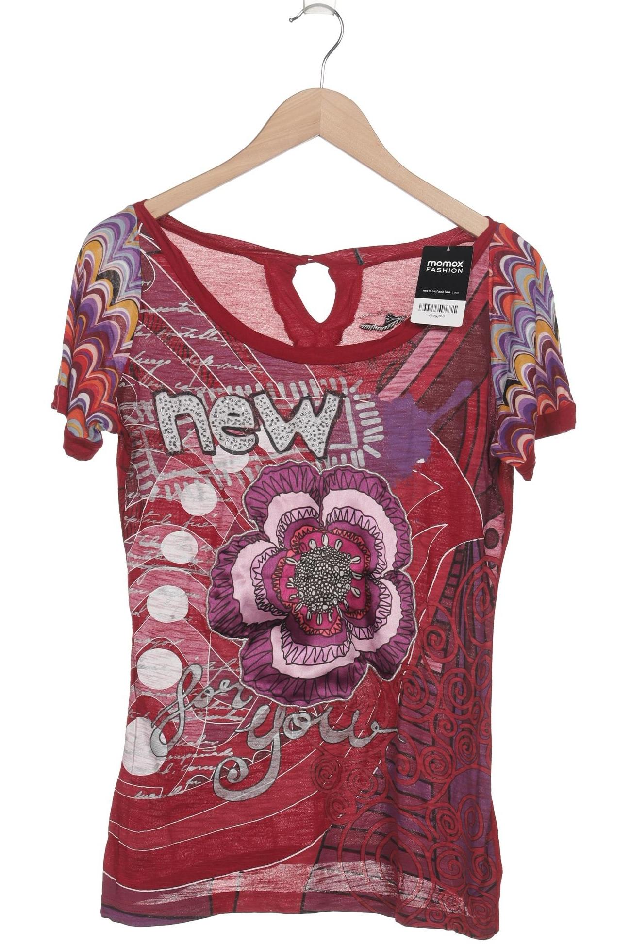 

Desigual Damen T-Shirt, bordeaux, Gr. 42