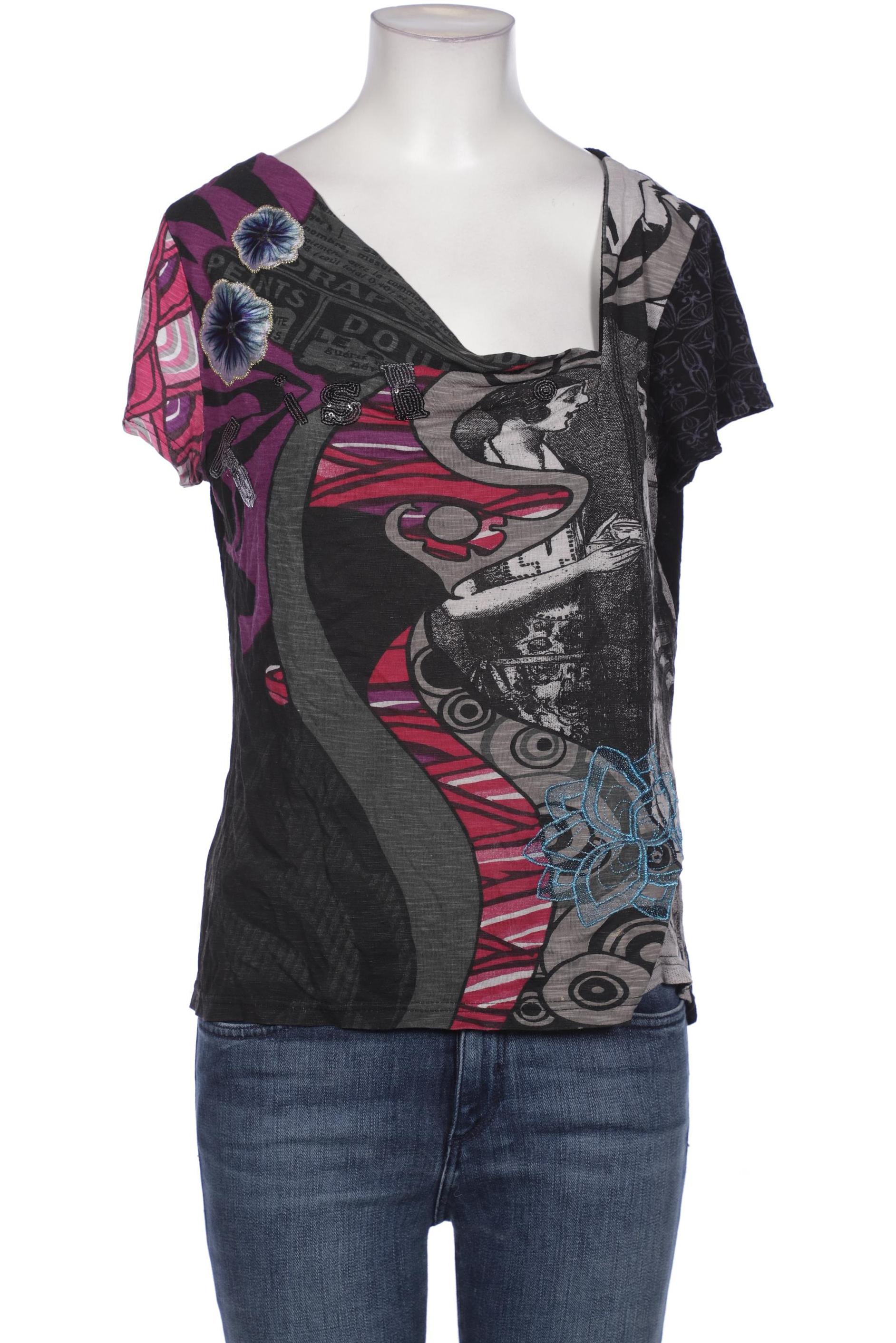

Desigual Damen T-Shirt, grau, Gr. 38