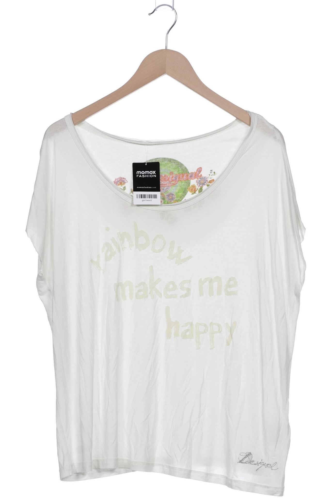 

Desigual Damen T-Shirt, cremeweiß, Gr. 38