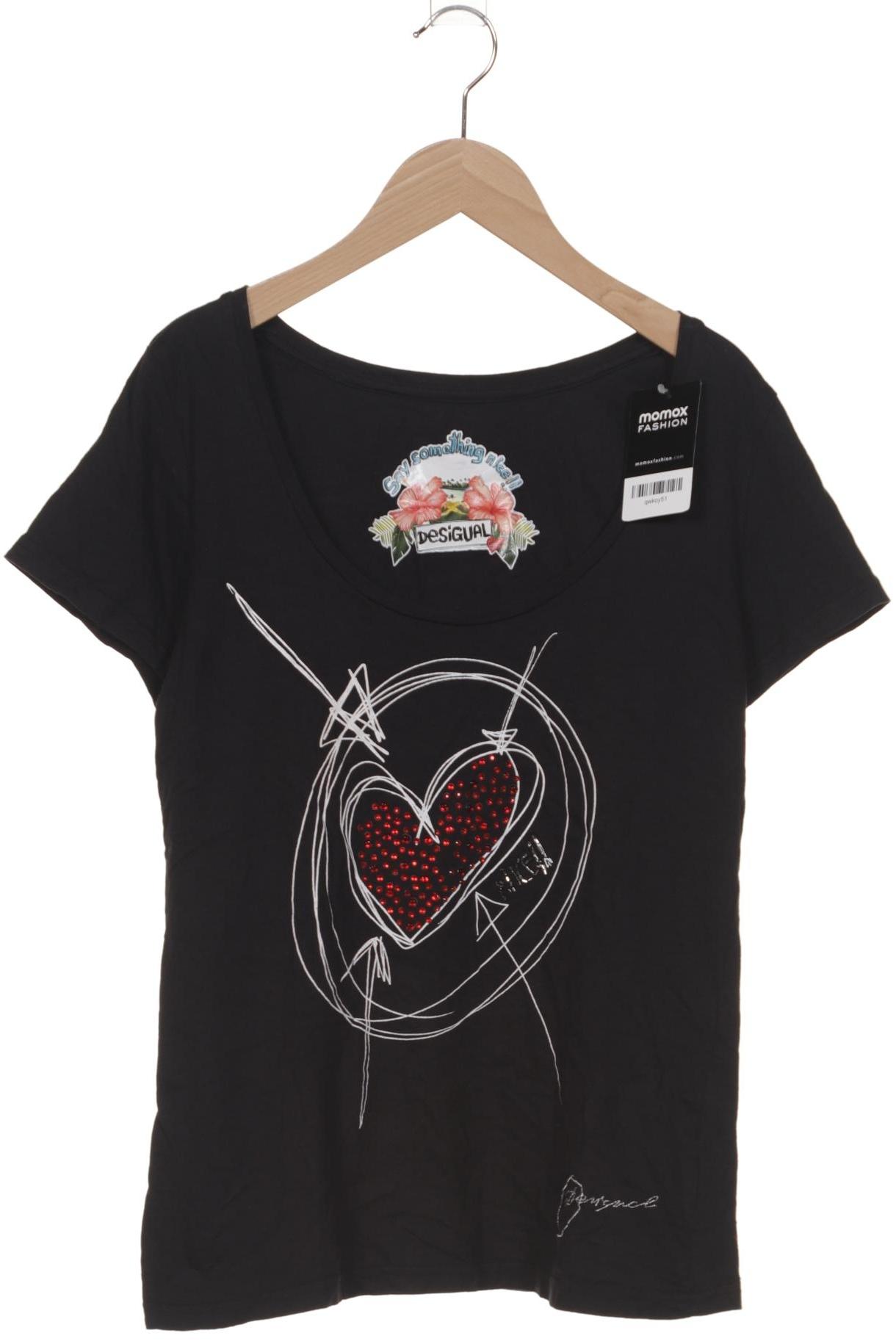 

Desigual Damen T-Shirt, schwarz, Gr. 38
