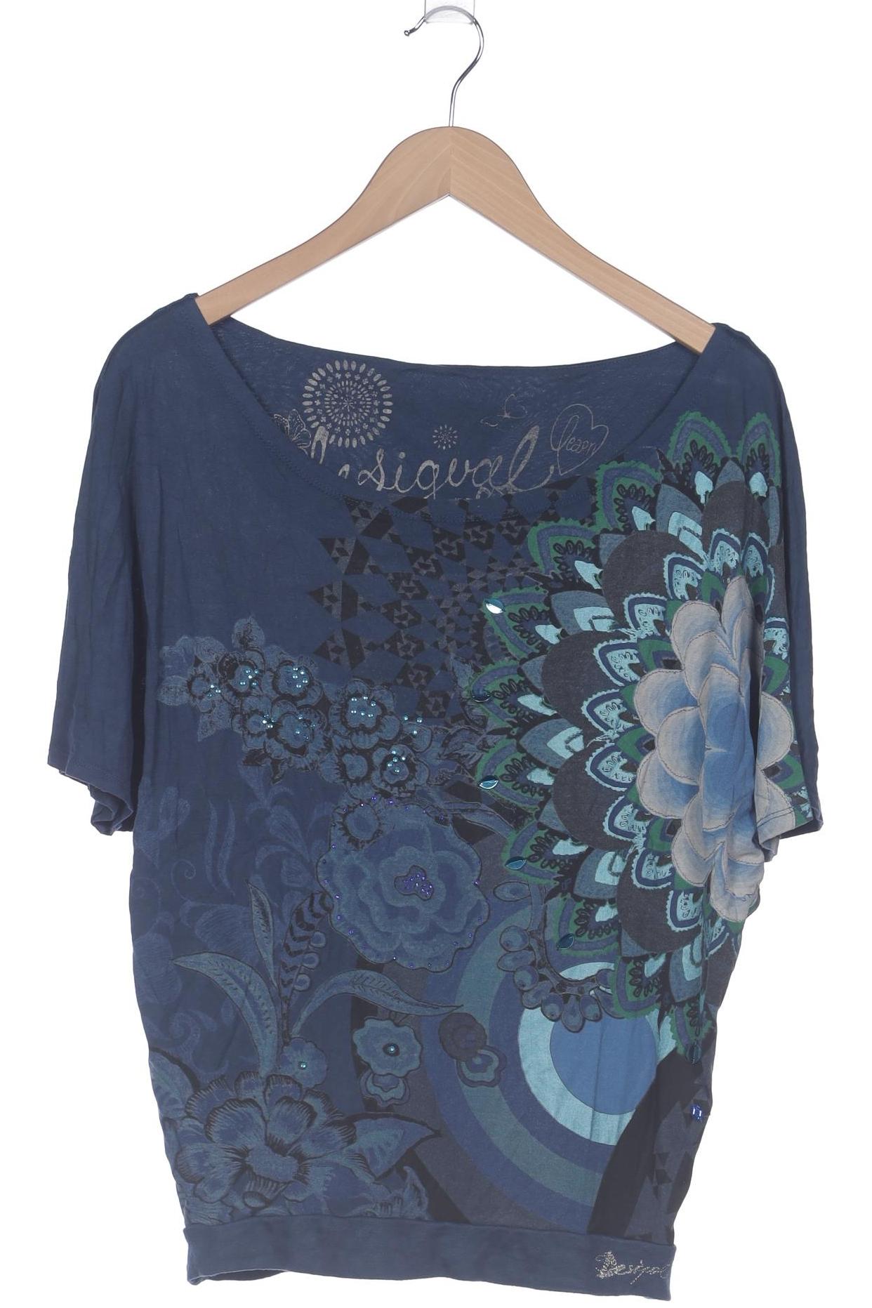 

Desigual Damen T-Shirt, marineblau, Gr. 38