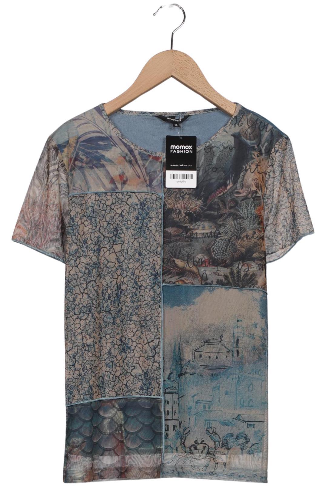 

Desigual Damen T-Shirt, blau, Gr. 38