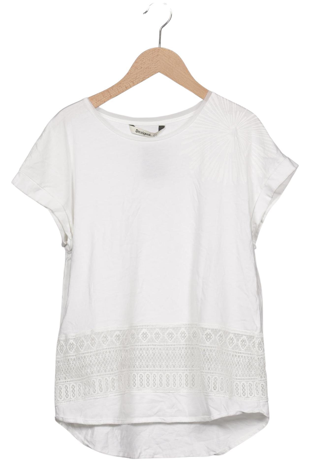 

Desigual Damen T-Shirt, weiß, Gr. 38