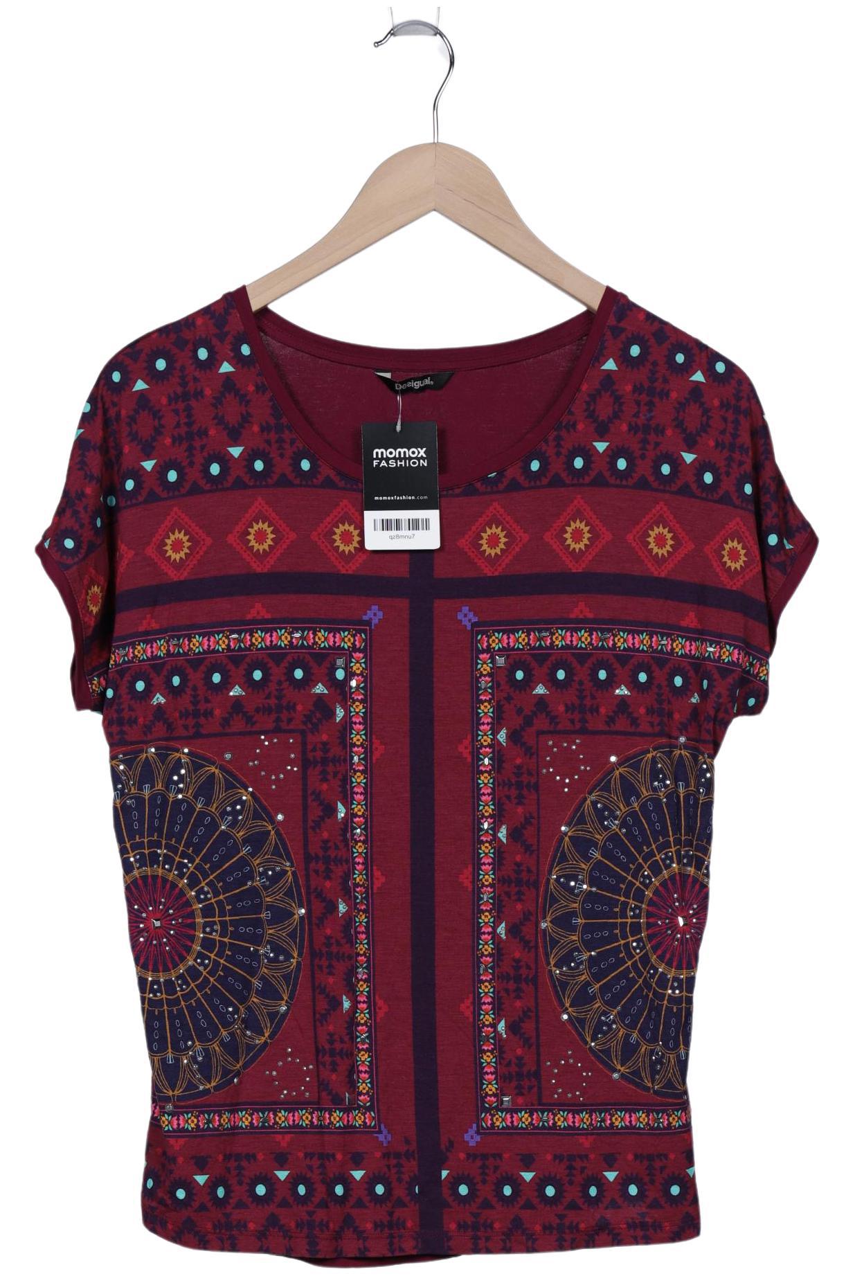 

Desigual Damen T-Shirt, bordeaux, Gr. 38