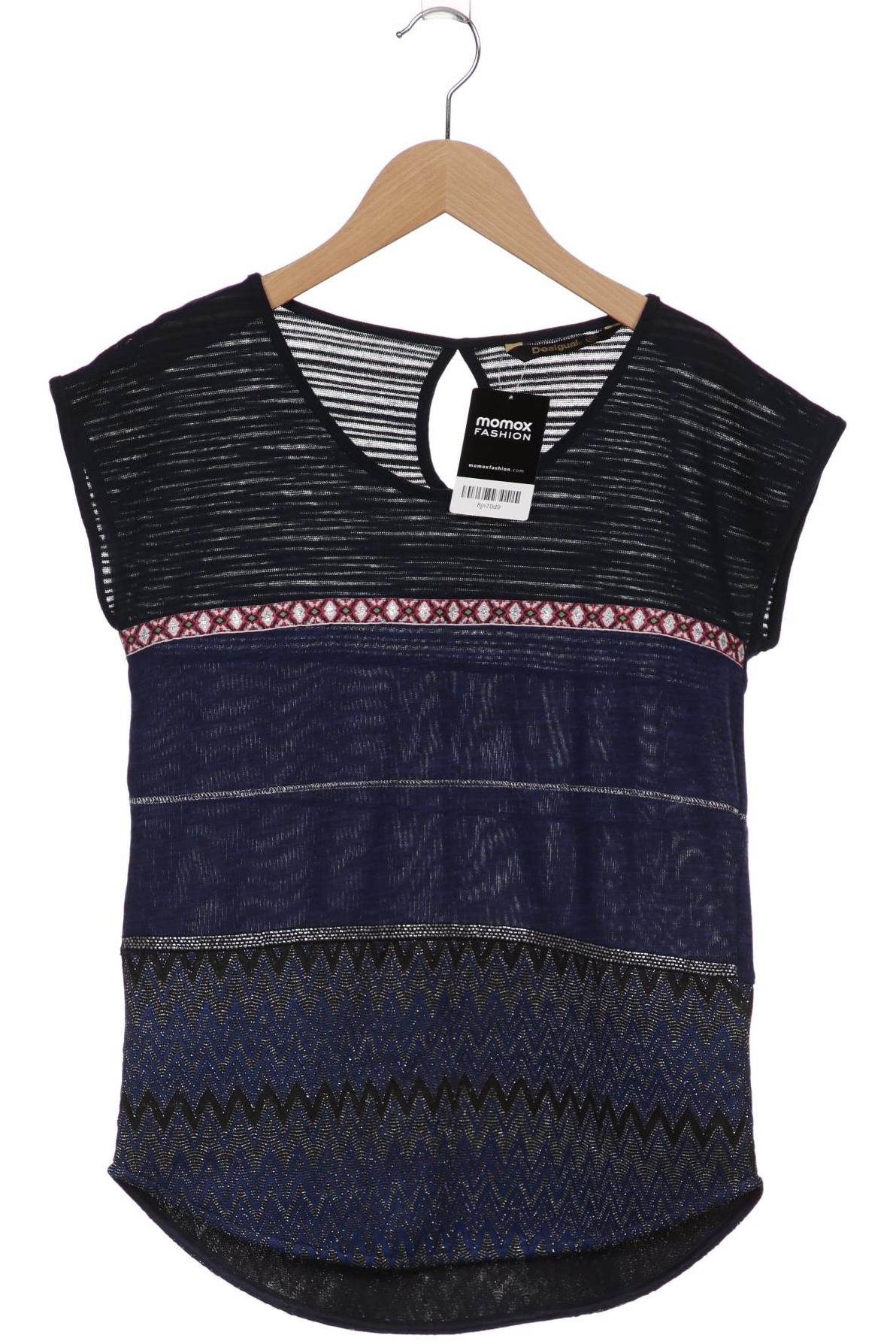 

Desigual Damen T-Shirt, marineblau, Gr. 34
