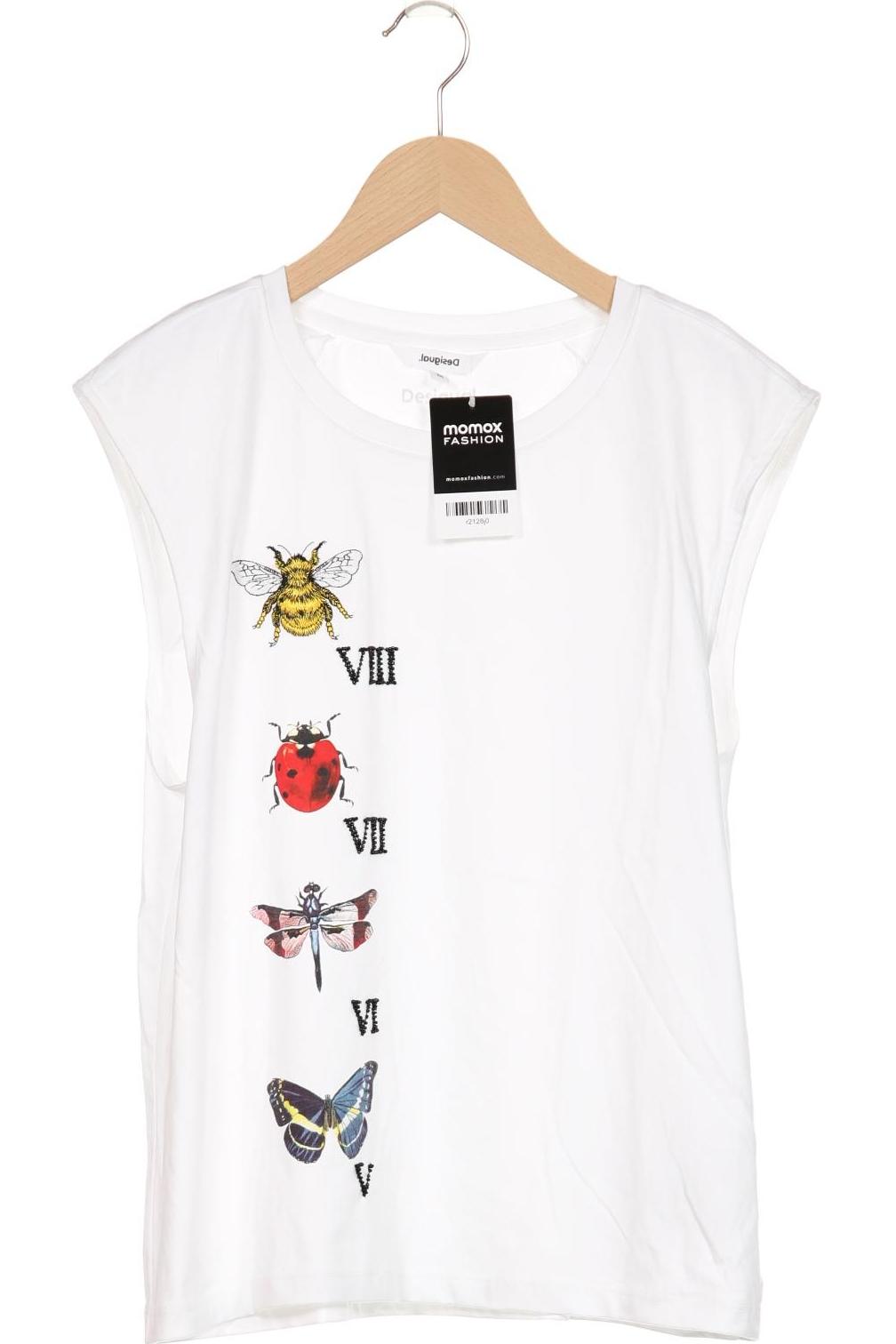 

Desigual Damen T-Shirt, weiß, Gr. 38