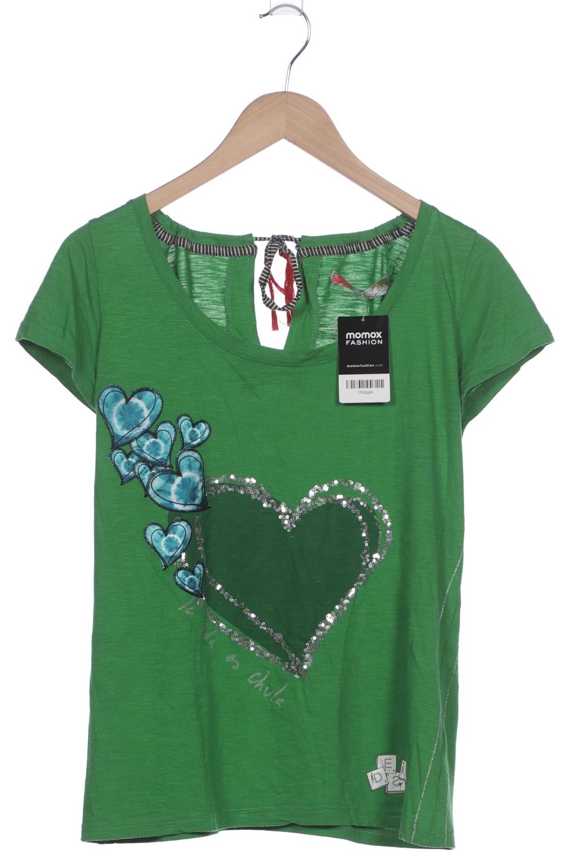 

Desigual Damen T-Shirt, grün, Gr. 42
