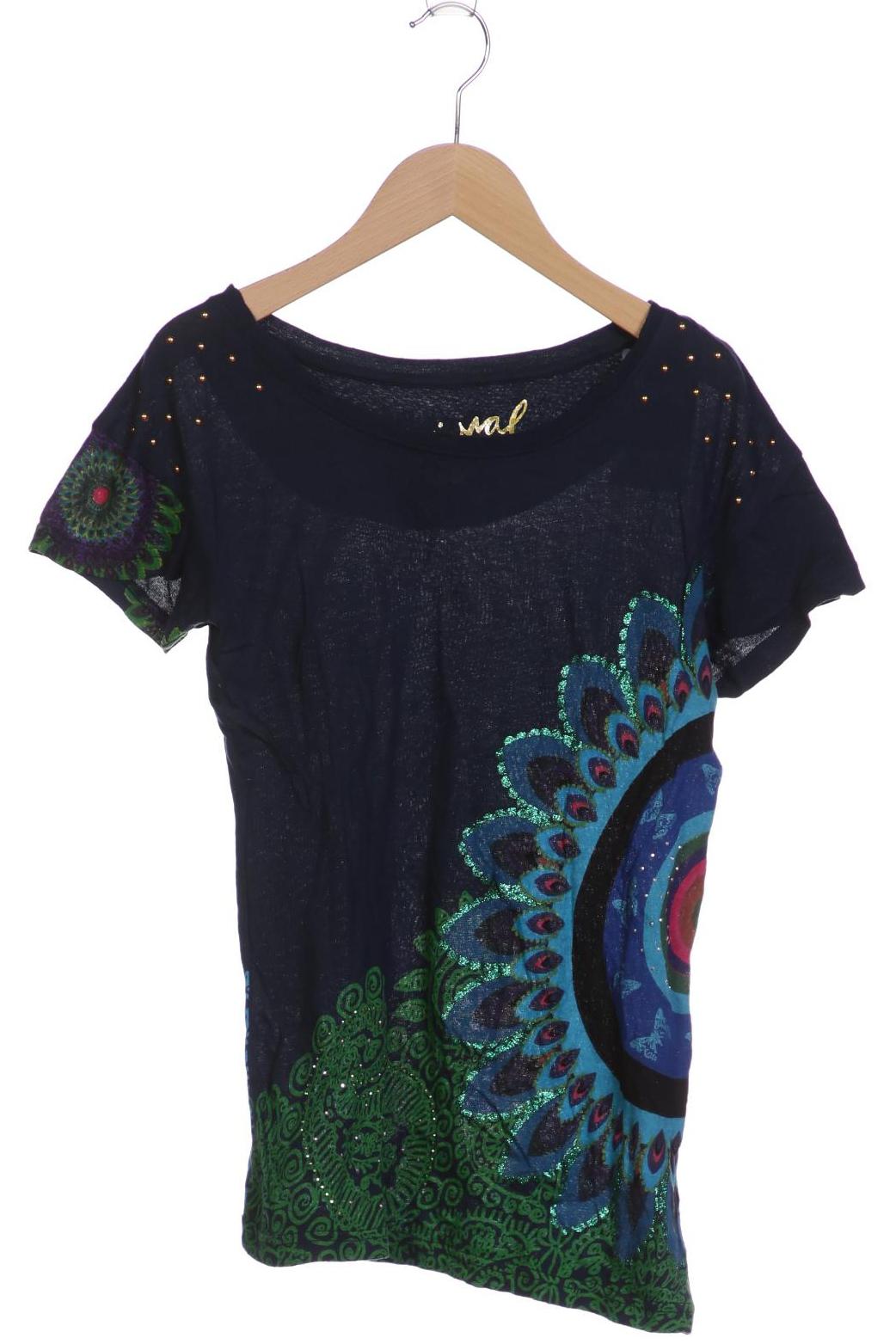

Desigual Damen T-Shirt, marineblau