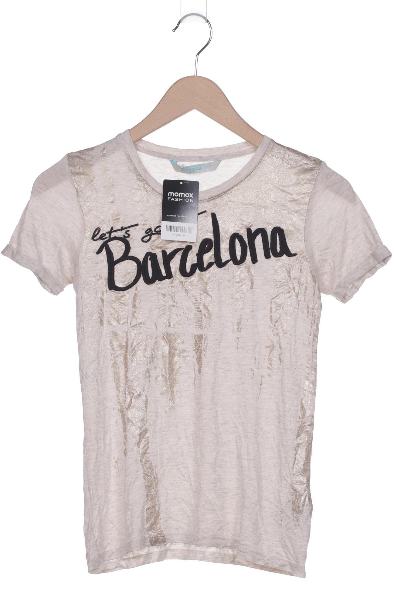 

Desigual Damen T-Shirt, beige, Gr. 34