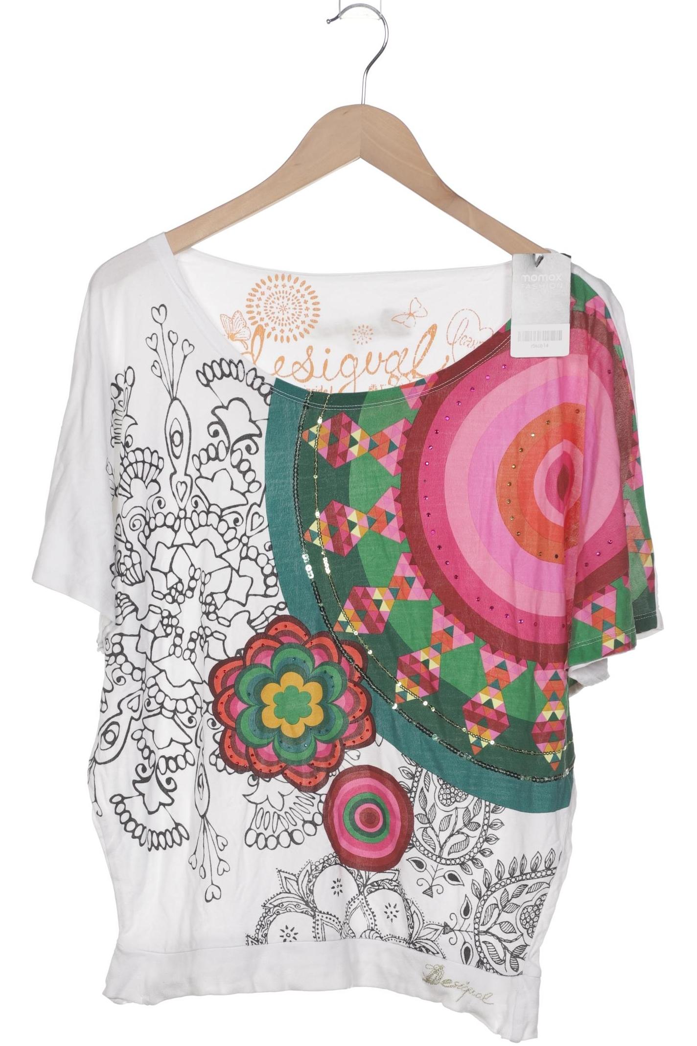 

Desigual Damen T-Shirt, weiß, Gr. 38