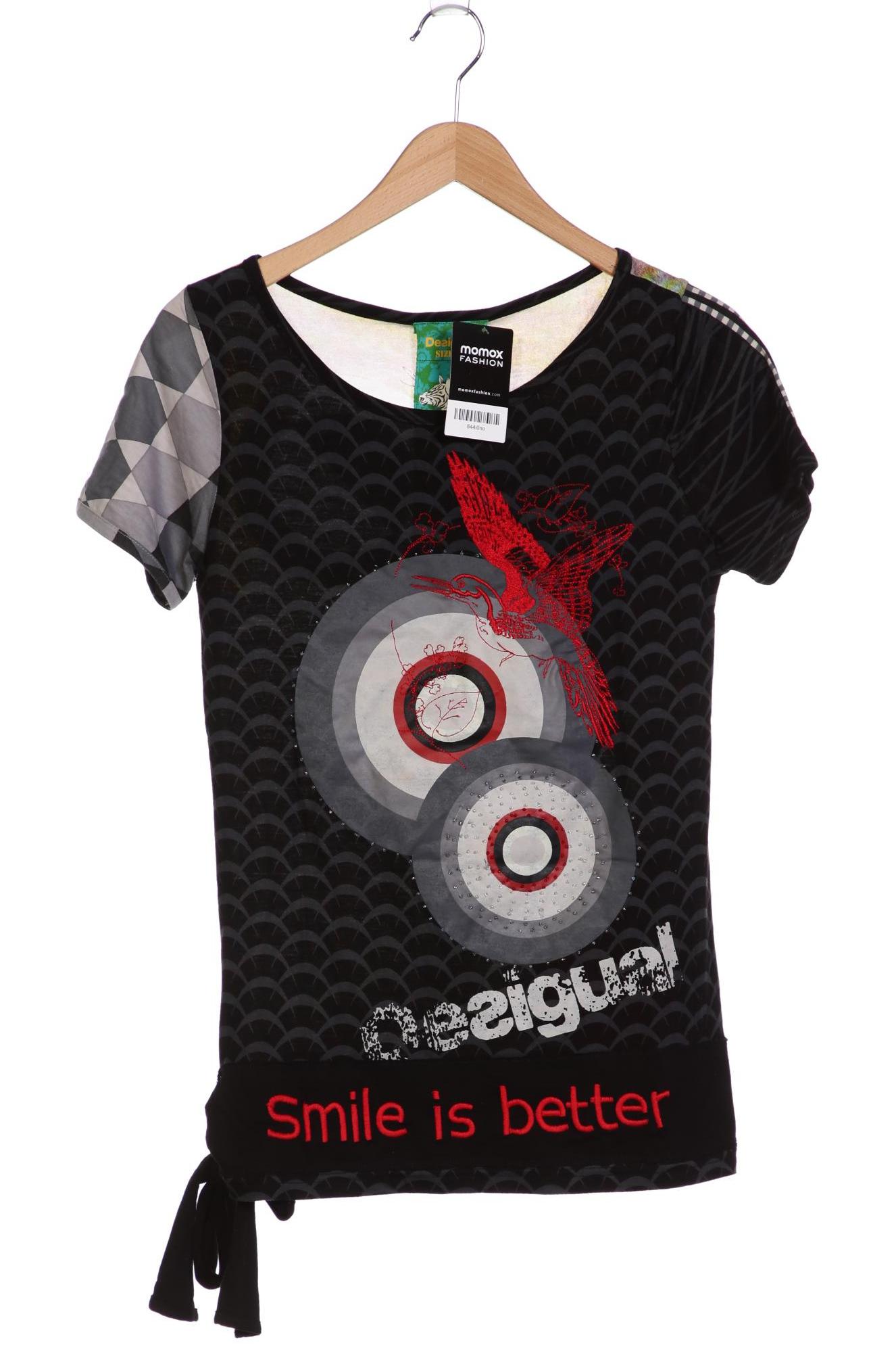 

Desigual Damen T-Shirt, schwarz, Gr. 42