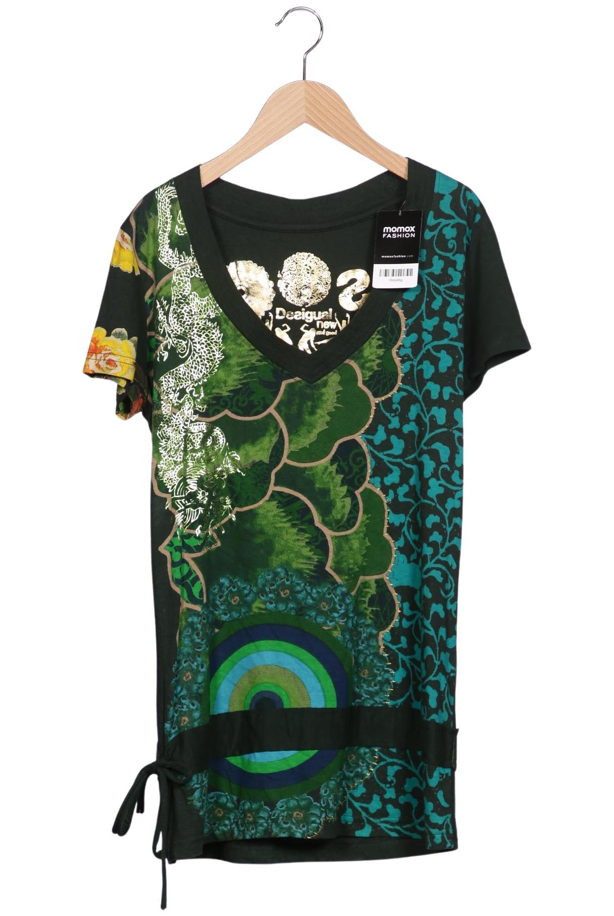 

Desigual Damen T-Shirt, grün, Gr. 42
