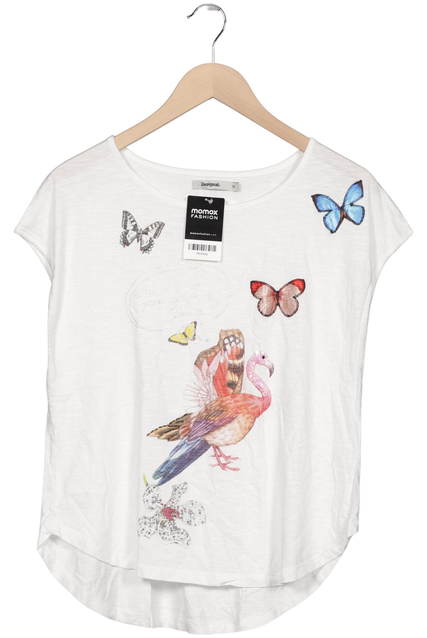 

Desigual Damen T-Shirt, weiß, Gr. 38
