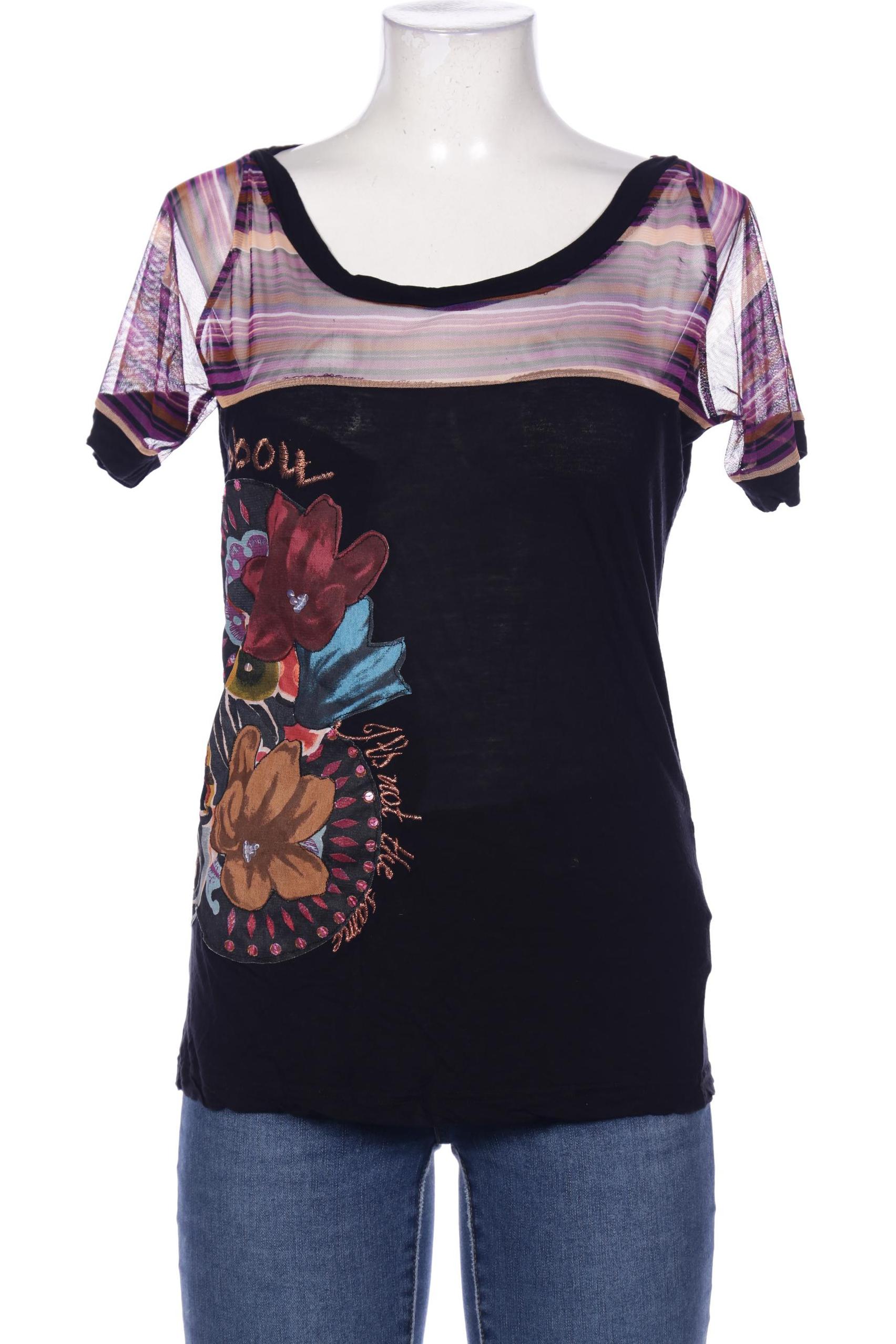 

Desigual Damen T-Shirt, schwarz, Gr. 42
