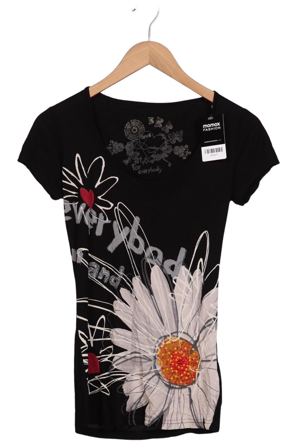

Desigual Damen T-Shirt, schwarz, Gr. 38