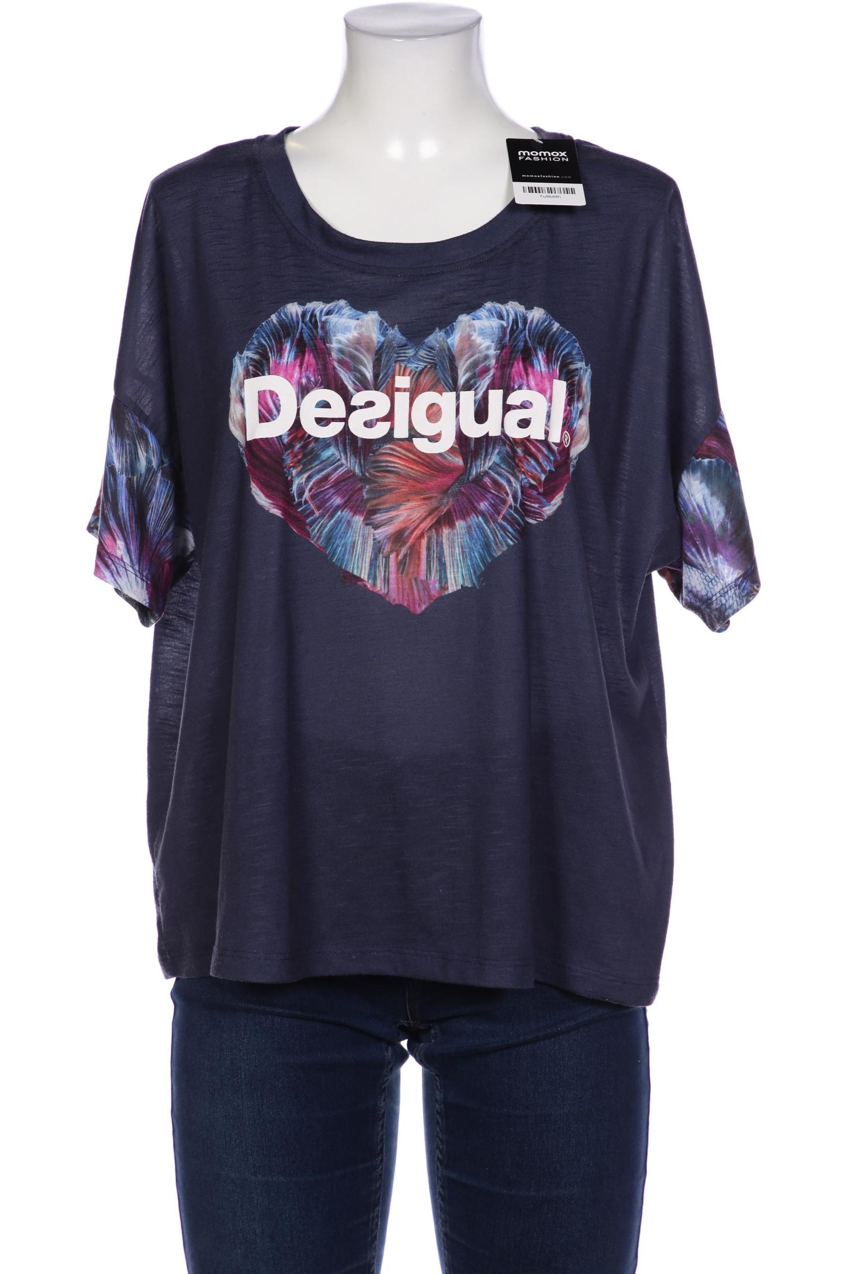 

Desigual Damen T-Shirt, marineblau, Gr. 42