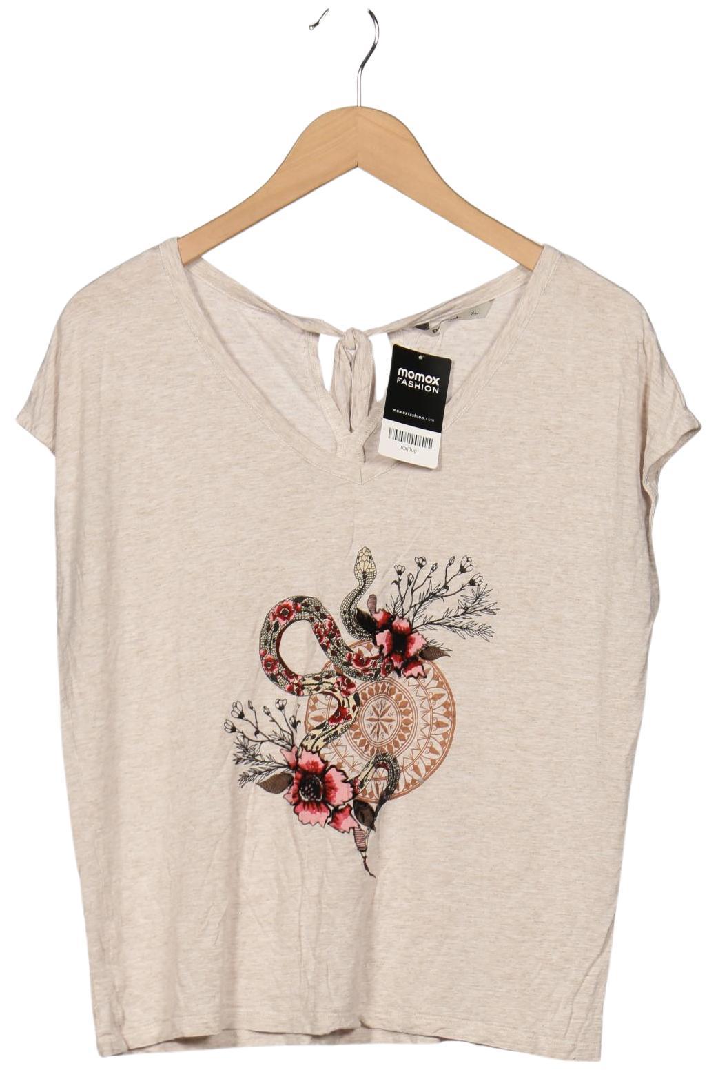 

Desigual Damen T-Shirt, beige, Gr. 44