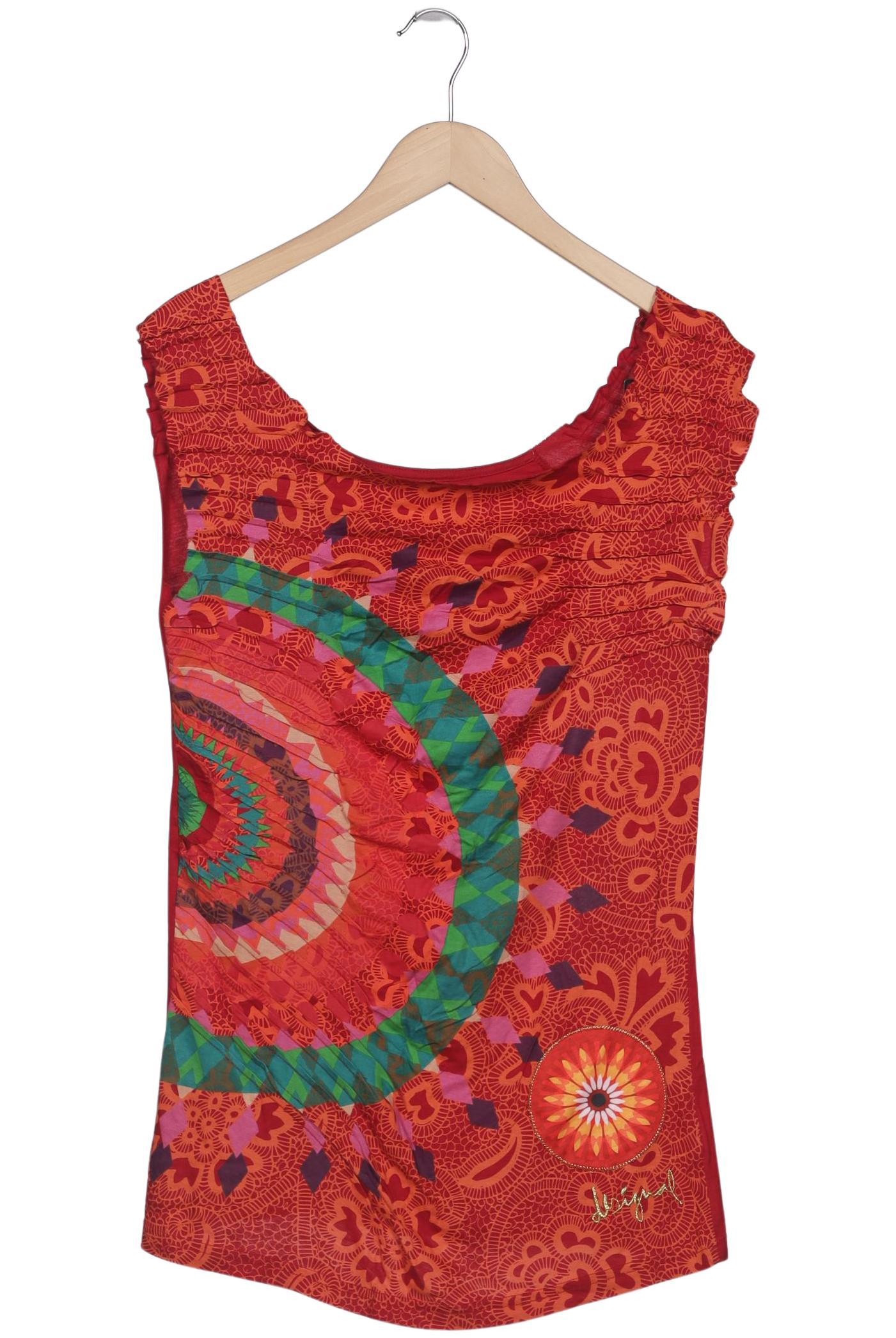 

Desigual Damen T-Shirt, rot, Gr. 42