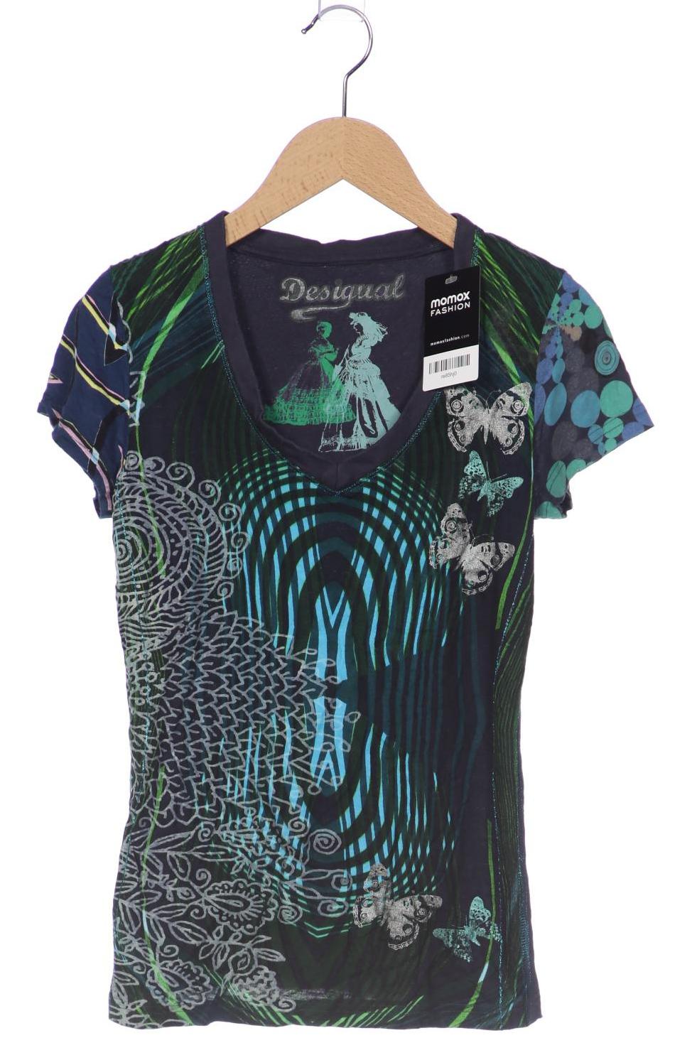 

Desigual Damen T-Shirt, marineblau, Gr. 34