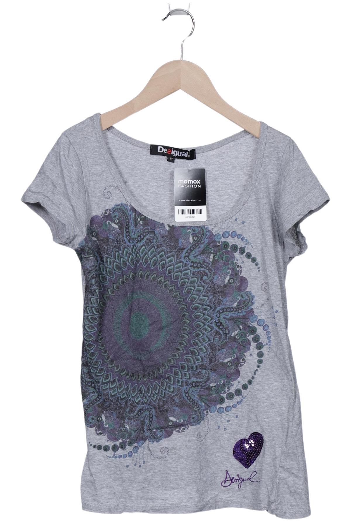 

Desigual Damen T-Shirt, grau, Gr. 38