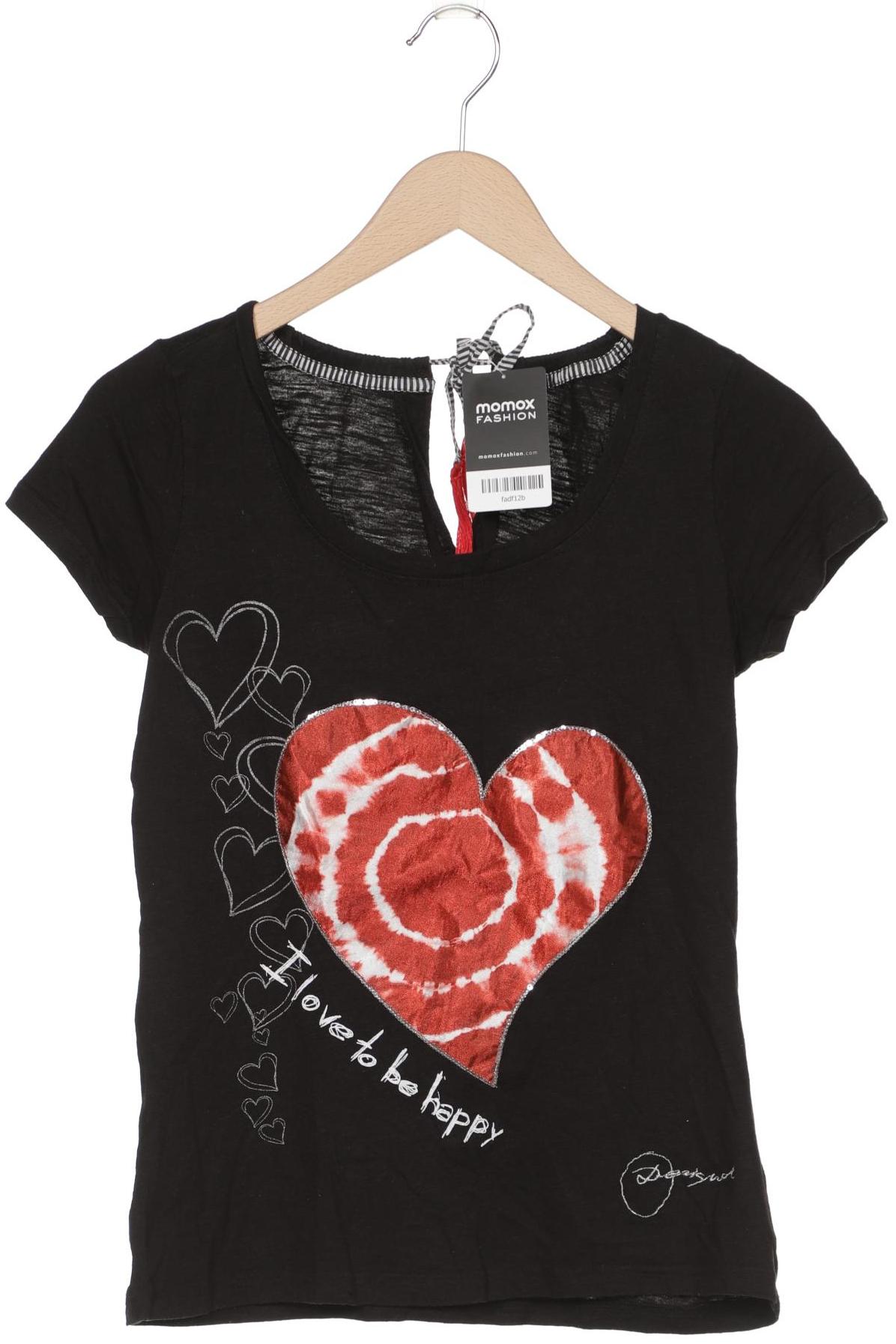 

Desigual Damen T-Shirt, schwarz, Gr. 38