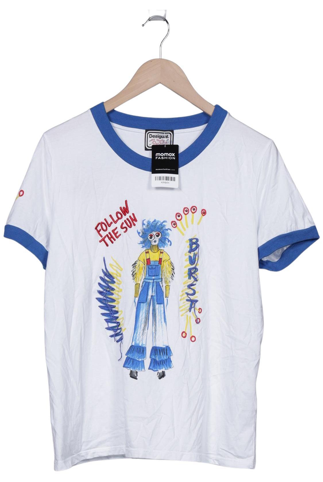 

Desigual Damen T-Shirt, weiß, Gr. 46